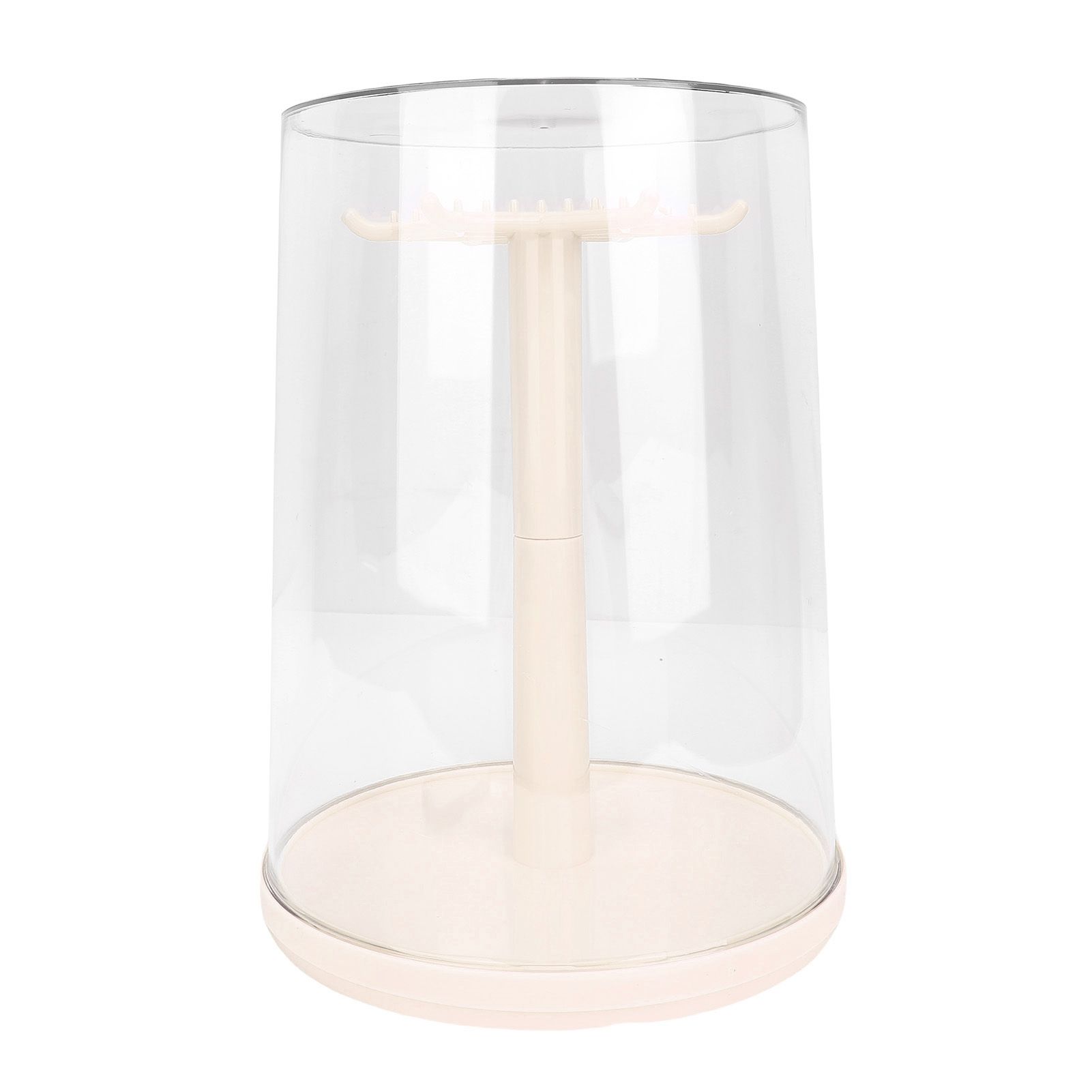Doll Rotating Clear Display Case Transparent Figures Doll Protective Storage view 9