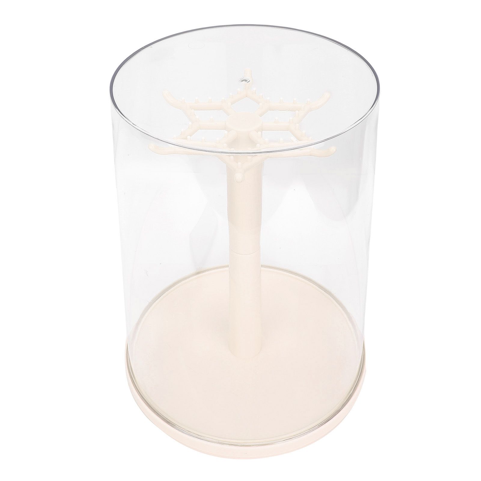 Doll Rotating Clear Display Case Transparent Figures Doll Protective Storage view 10