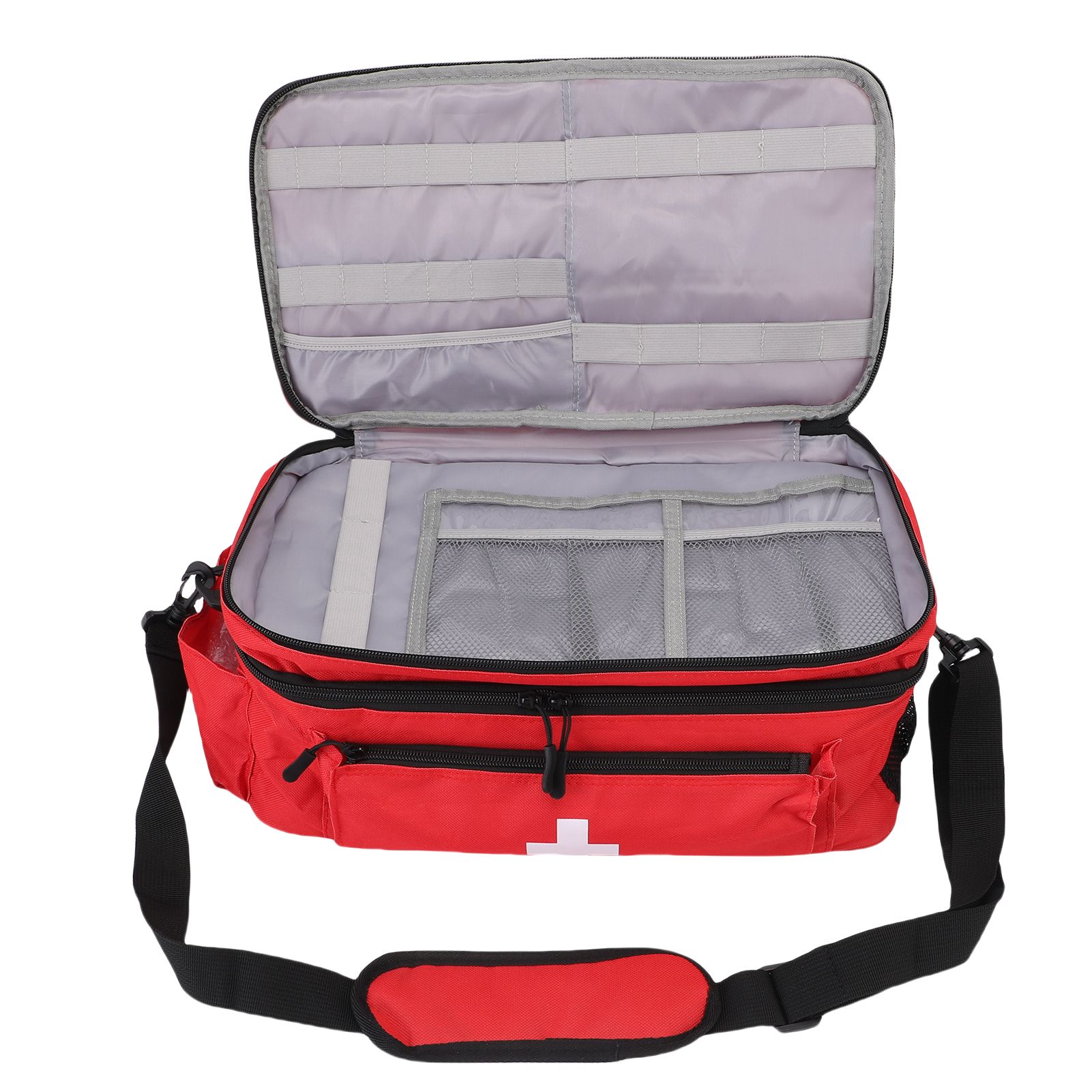 First Responder Bag Double Layer Medication Carrying Case Nylon Large — image 1