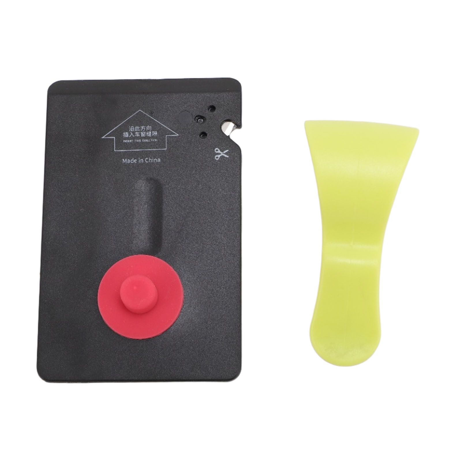Car Window Glass Breaker Card Tungsten Steel Pin Card Type Seatbelt Cutter view 3