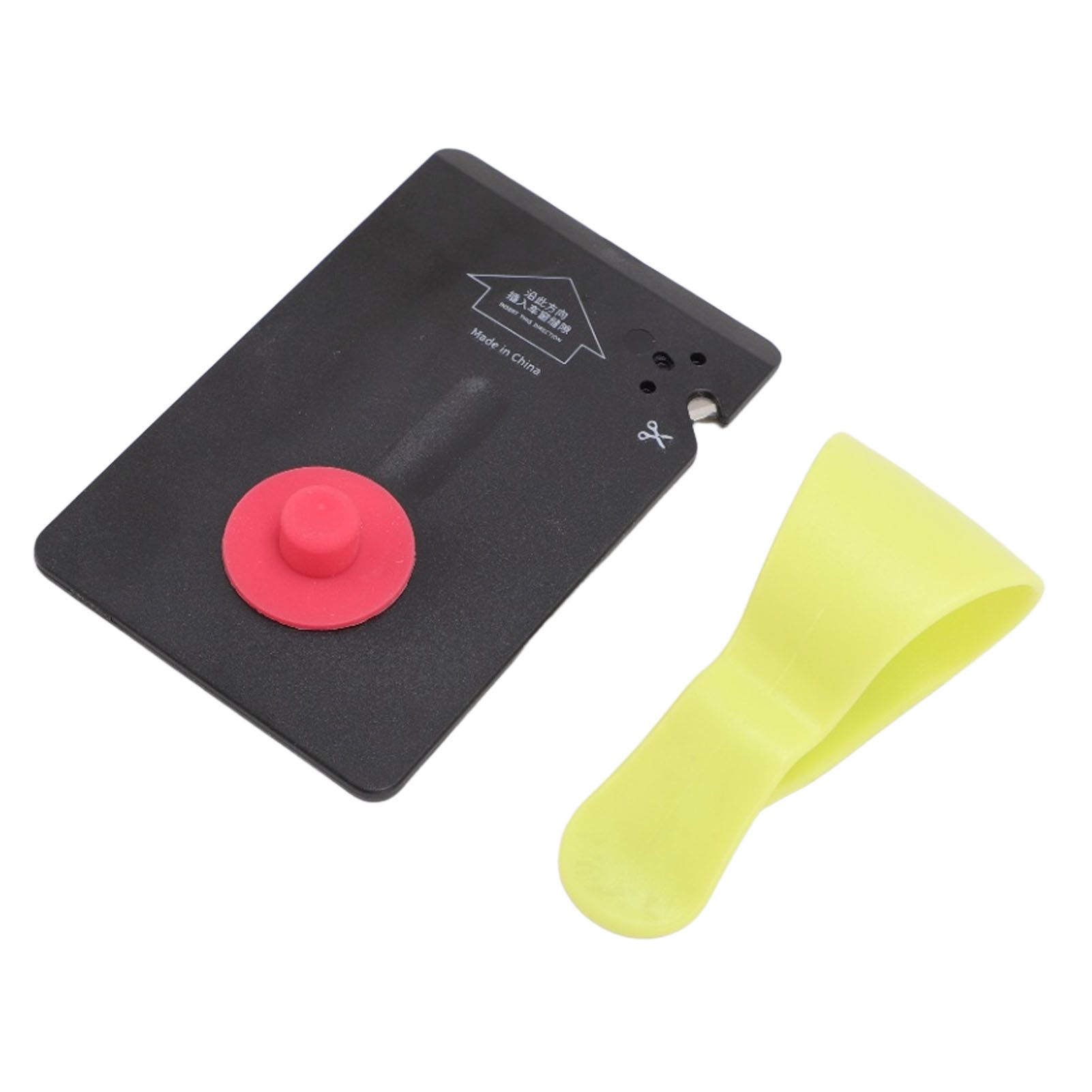 Car Window Glass Breaker Card Tungsten Steel Pin Card Type Seatbelt Cutter view 4