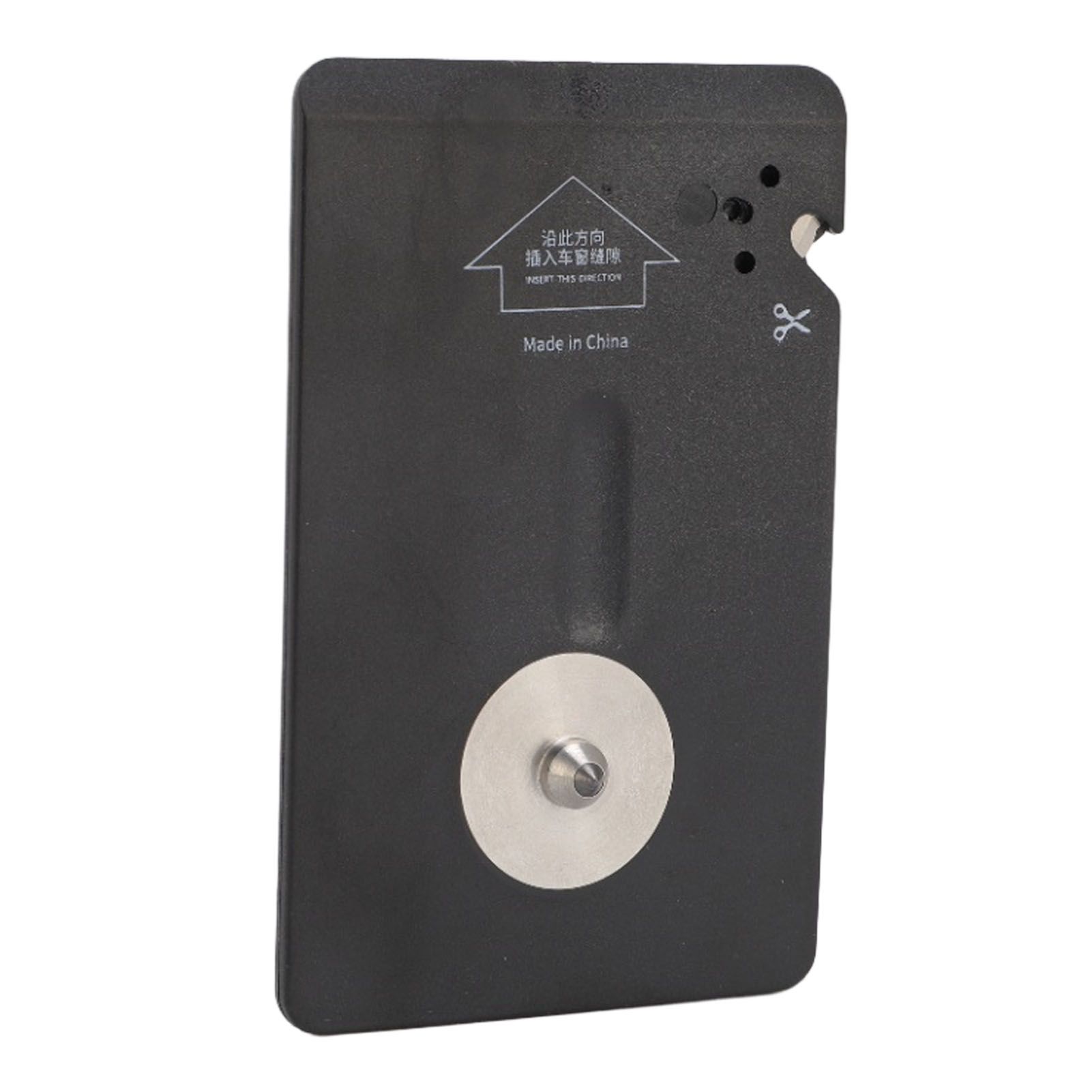 Car Window Glass Breaker Card Tungsten Steel Pin Card Type Seatbelt Cutter view 11