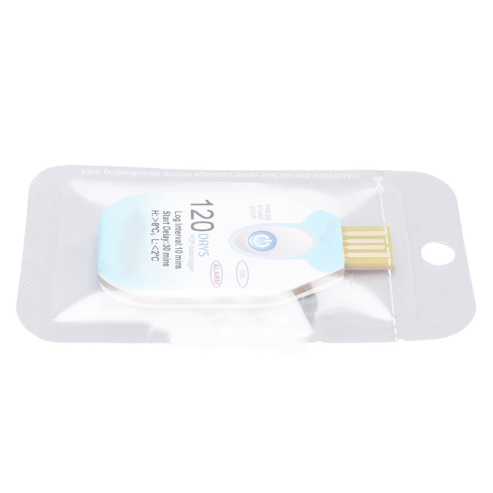 Temperature Data Logger with PDF Report 120 Days Single Use Temp Recorder for view 4