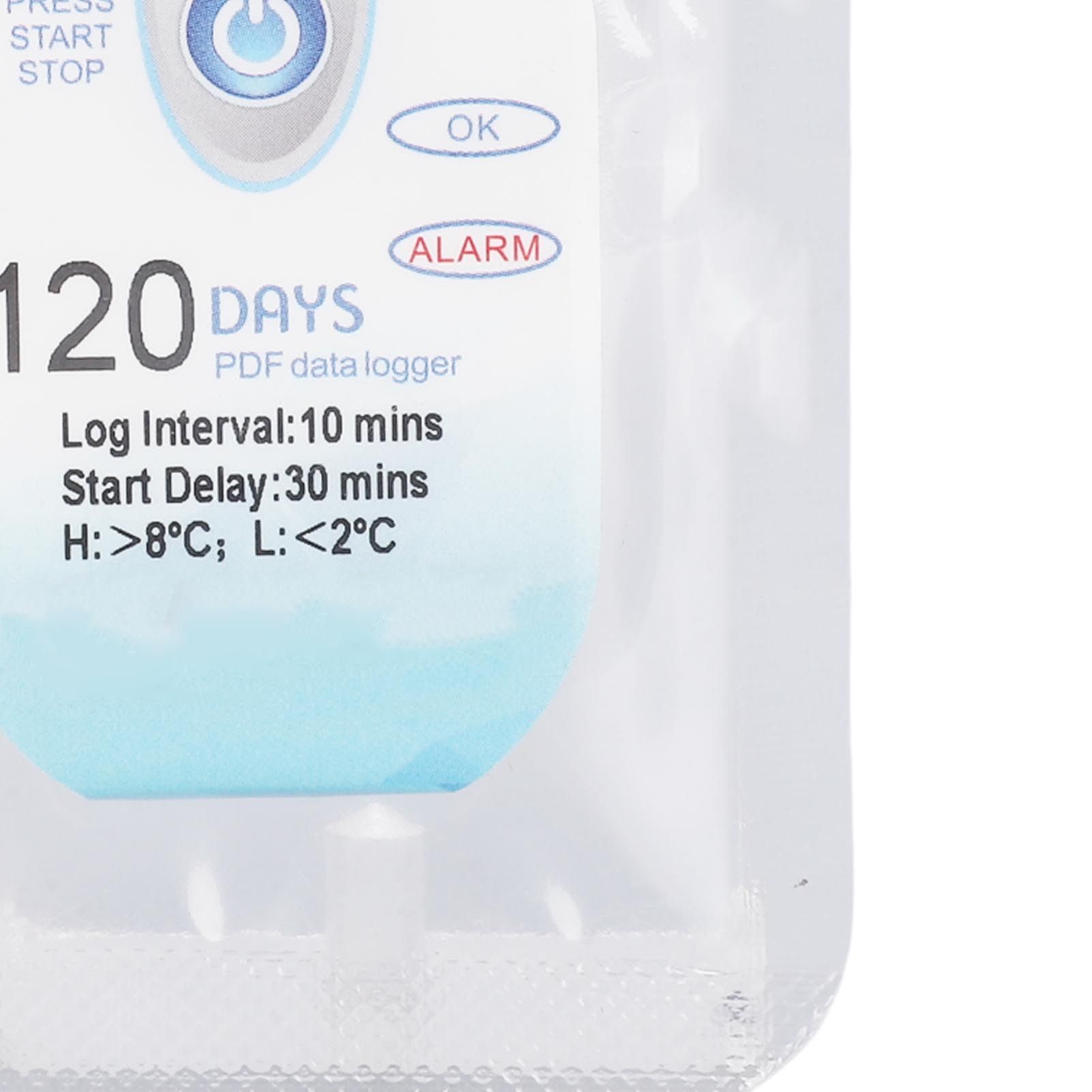 Temperature Data Logger with PDF Report 120 Days Single Use Temp Recorder for view 5