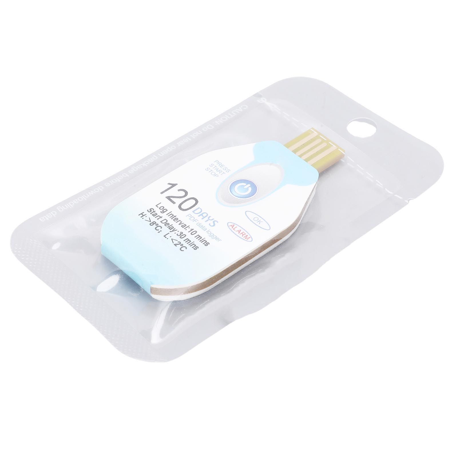 Temperature Data Logger with PDF Report 120 Days Single Use Temp Recorder for view 6