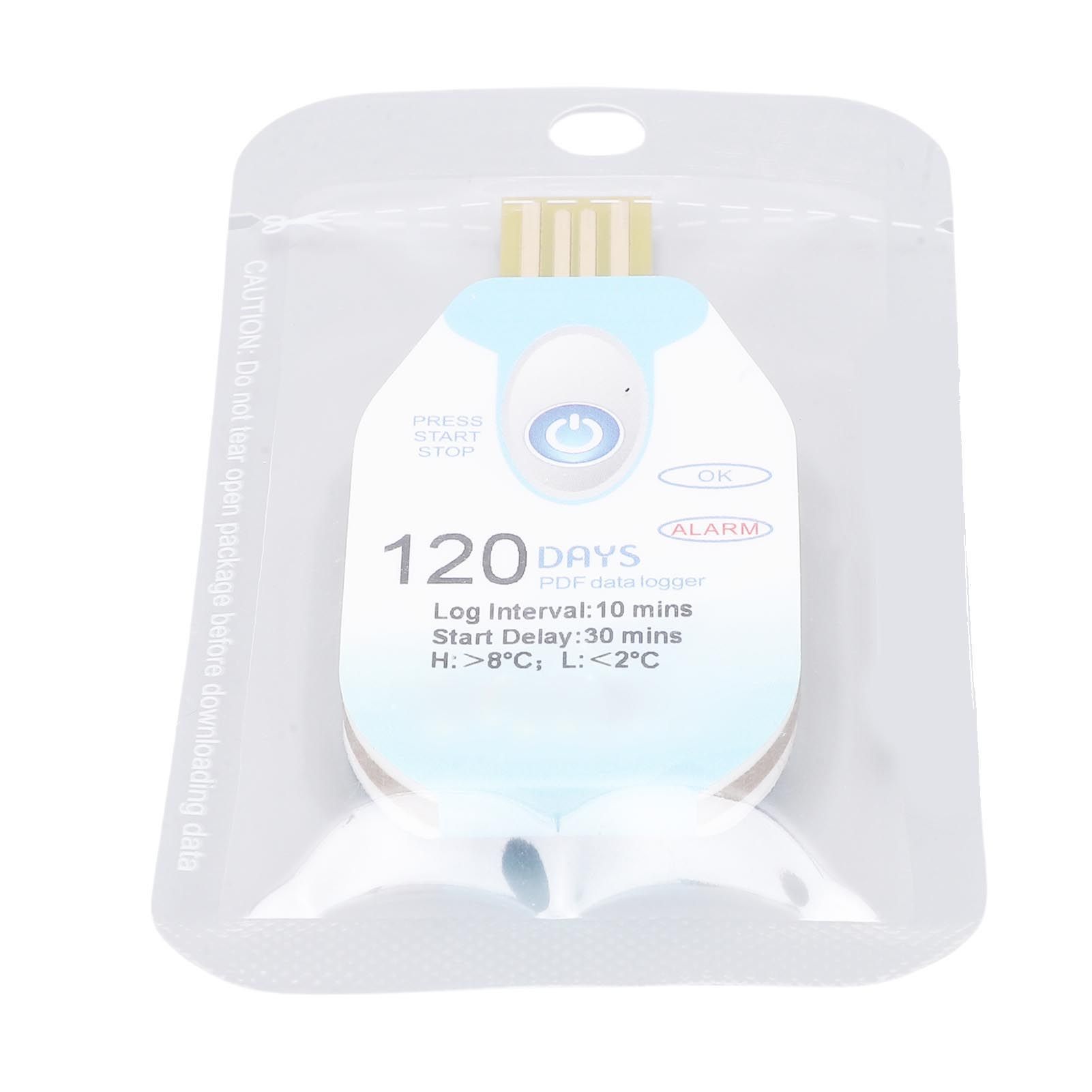 Temperature Data Logger with PDF Report 120 Days Single Use Temp Recorder for view 11