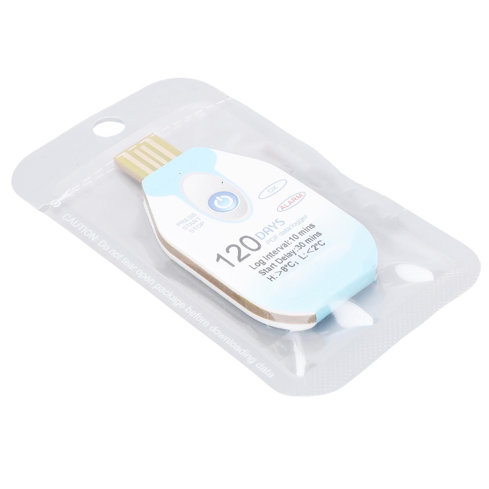 Temperature Data Logger with PDF Report 120 Days Single Use Temp Recorder for view 12