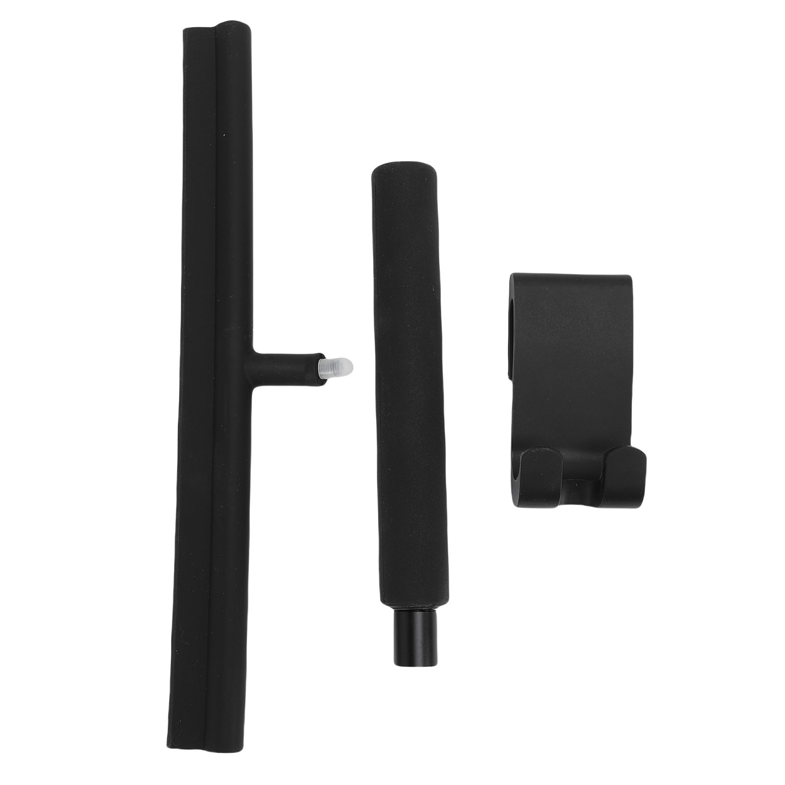Window Squeegee with Extension Pole Stainless Steel Telescopic Shower Squeegee view 3