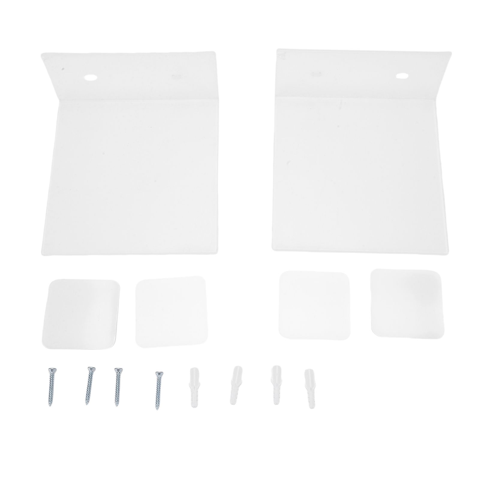 2PCS Small Floating Shelves Acrylic Wall Mounted Mini Storage Shelf with view 3