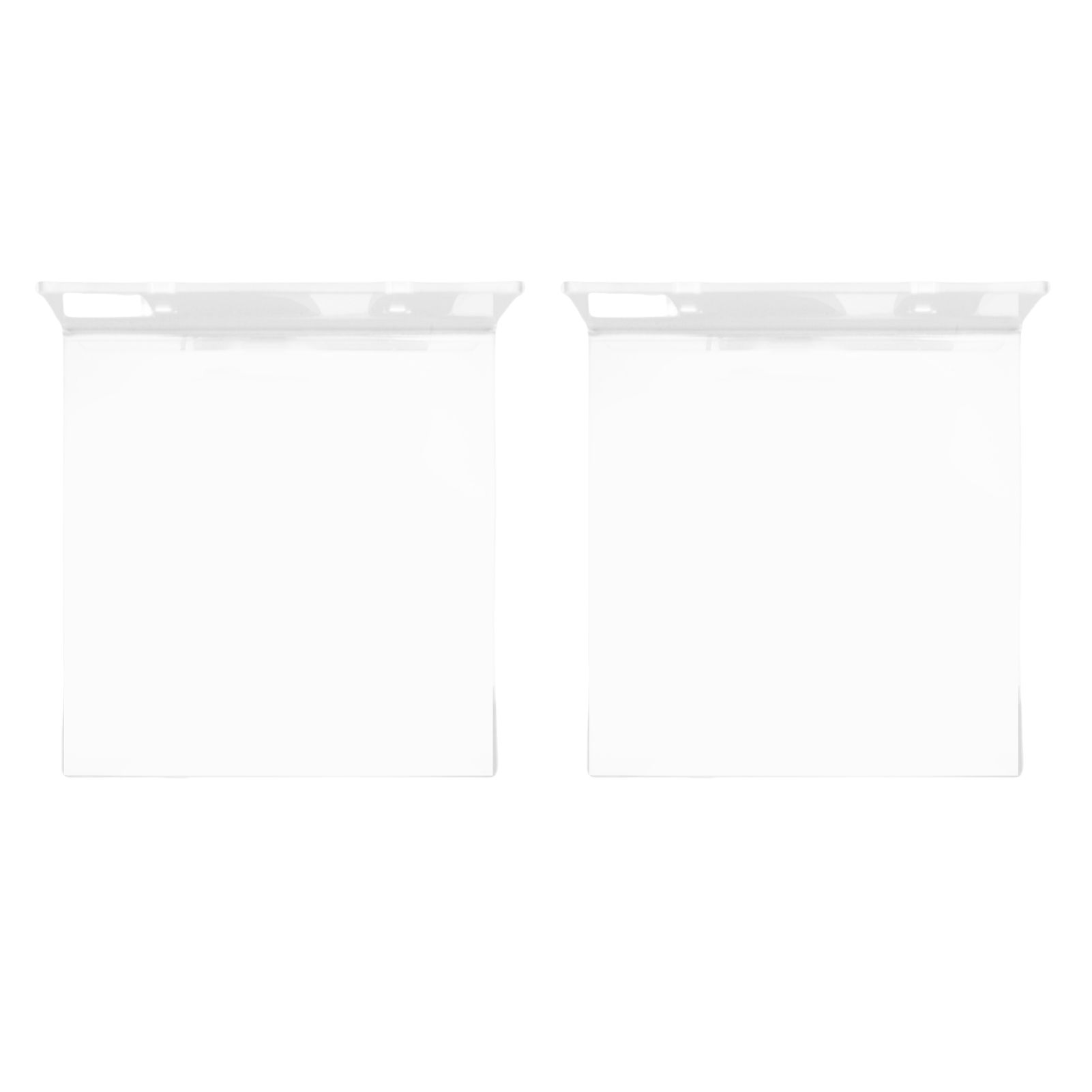 2PCS Small Floating Shelves Acrylic Wall Mounted Mini Storage Shelf with view 12