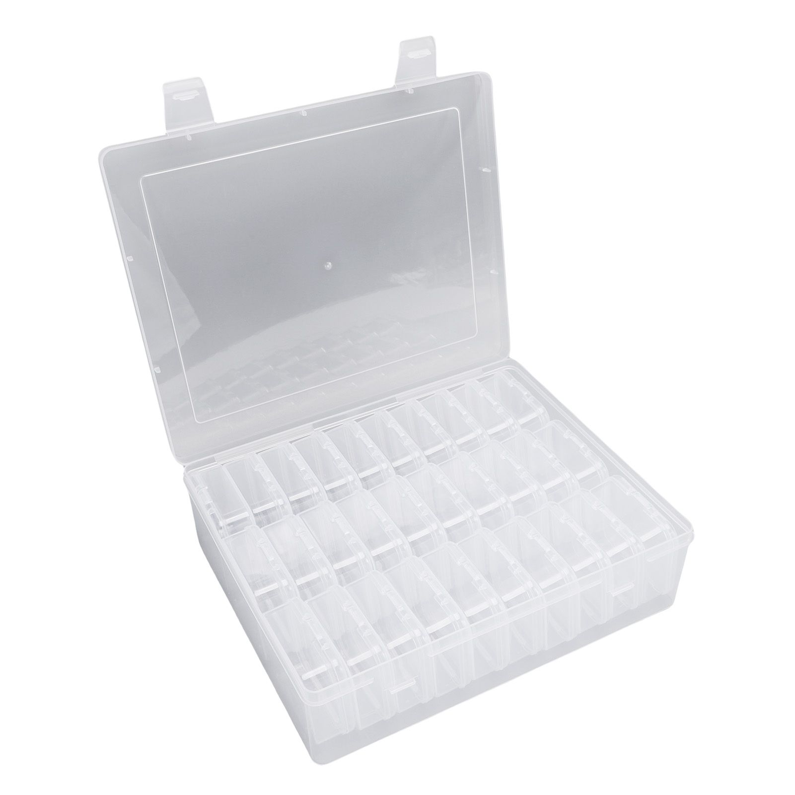 Small Bead Organizers Plastic Mini Clear Bead Storage Containers Transparent view 6
