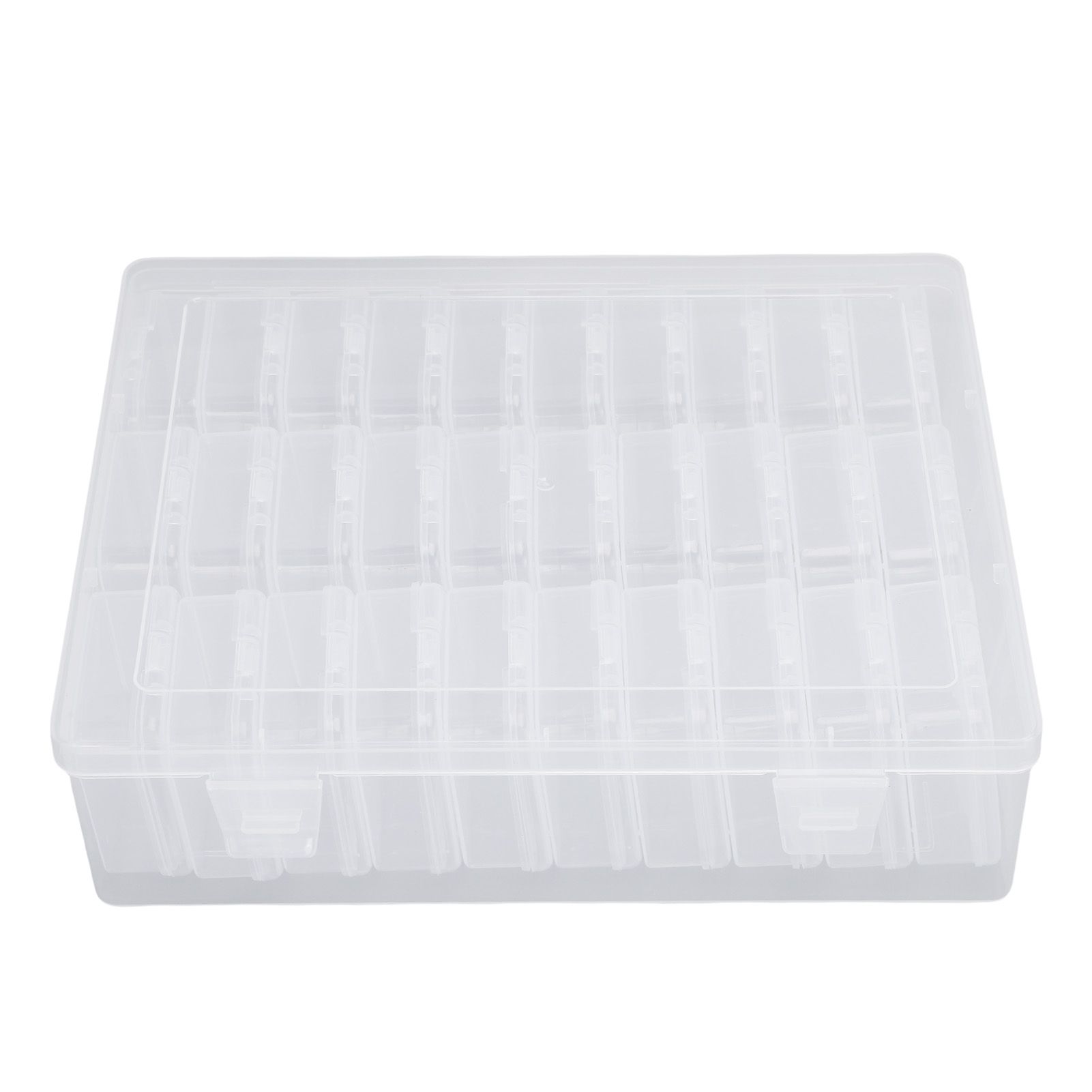 Small Bead Organizers Plastic Mini Clear Bead Storage Containers Transparent view 12