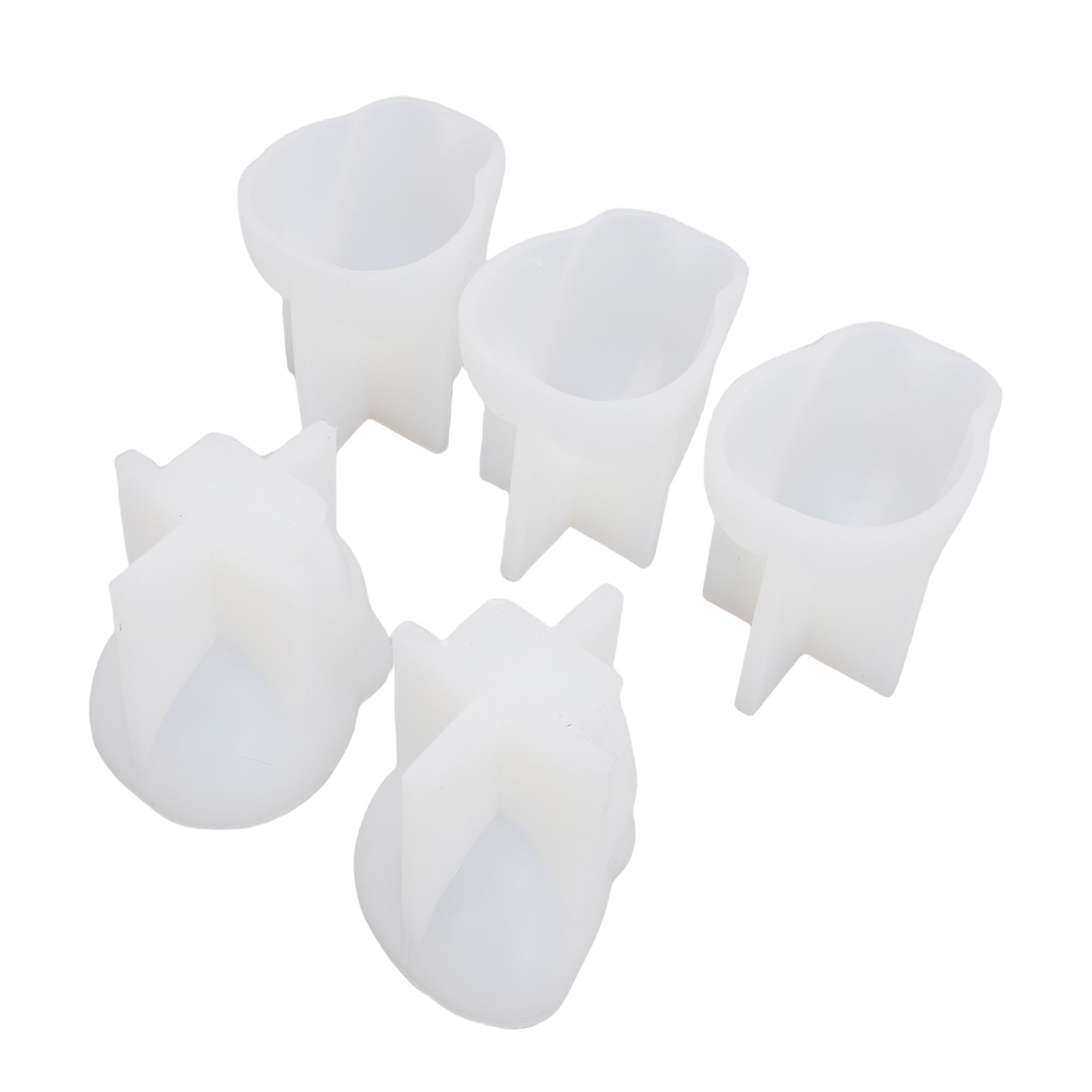 5pcs Cat Mold Microwave Freezer Safe Silicone 3D Cat Shaped Mold for Pudding view 6