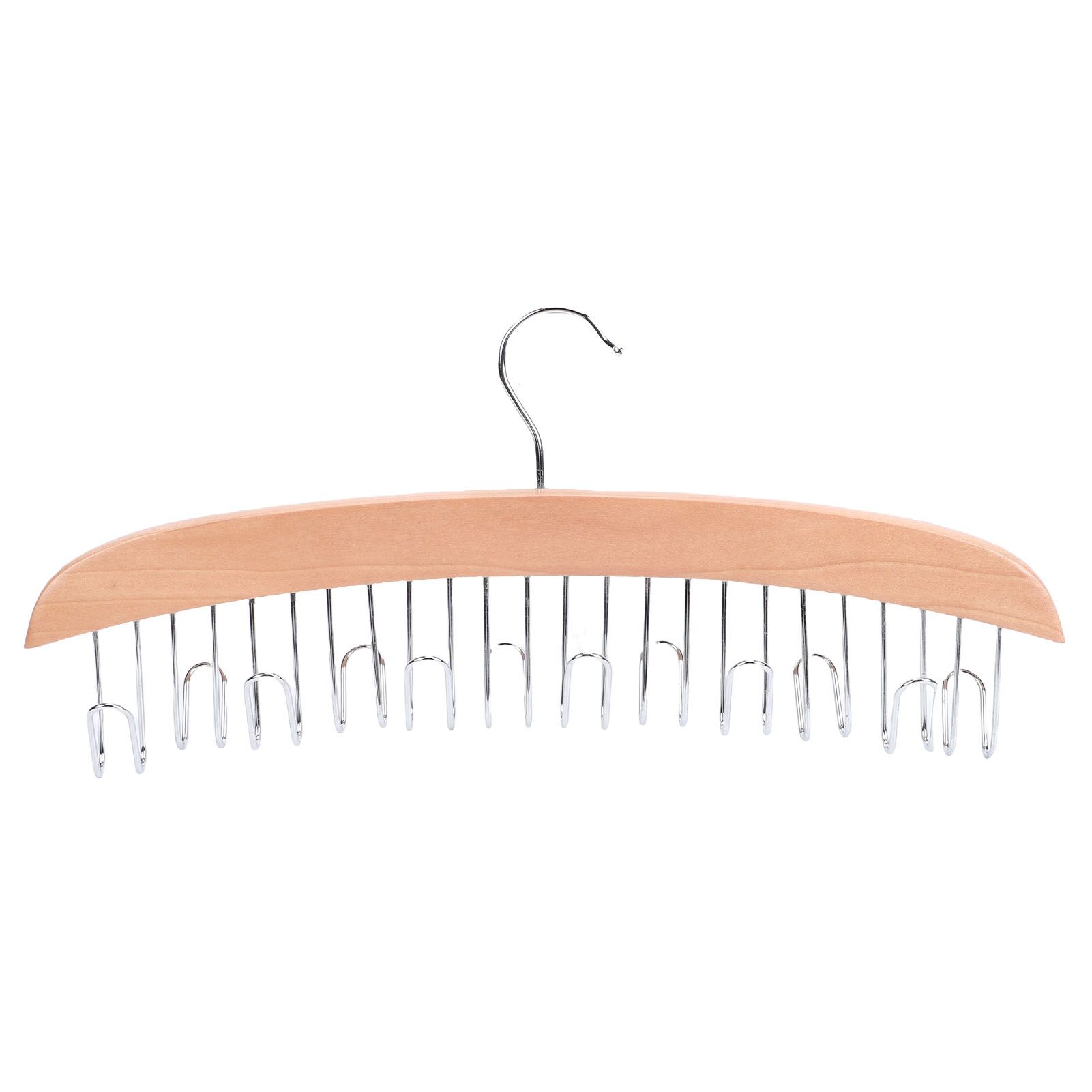 Belt Hanger Large Capacity Space Saving Multifunctional Wood Belt Organizer view 3
