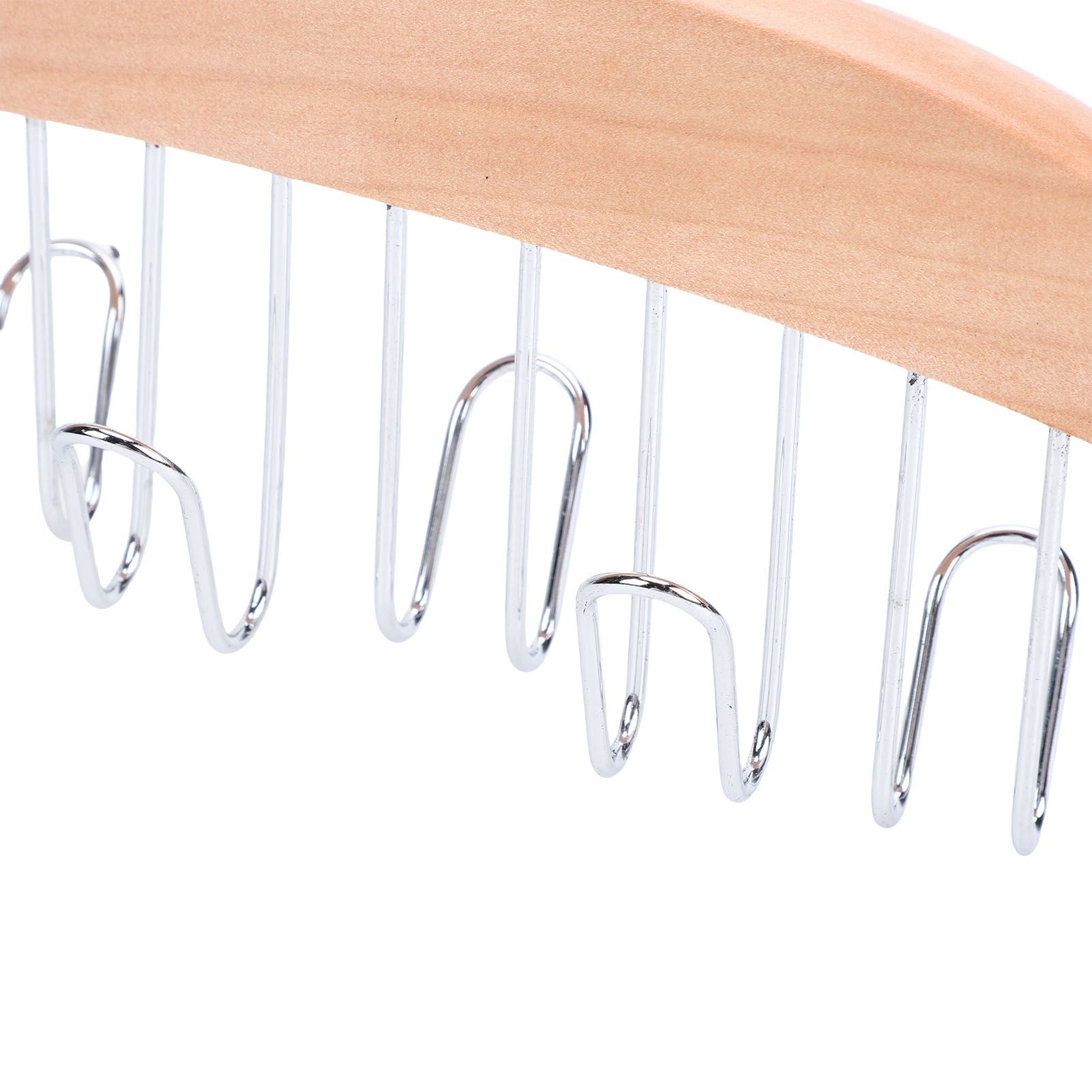 Belt Hanger Large Capacity Space Saving Multifunctional Wood Belt Organizer view 5