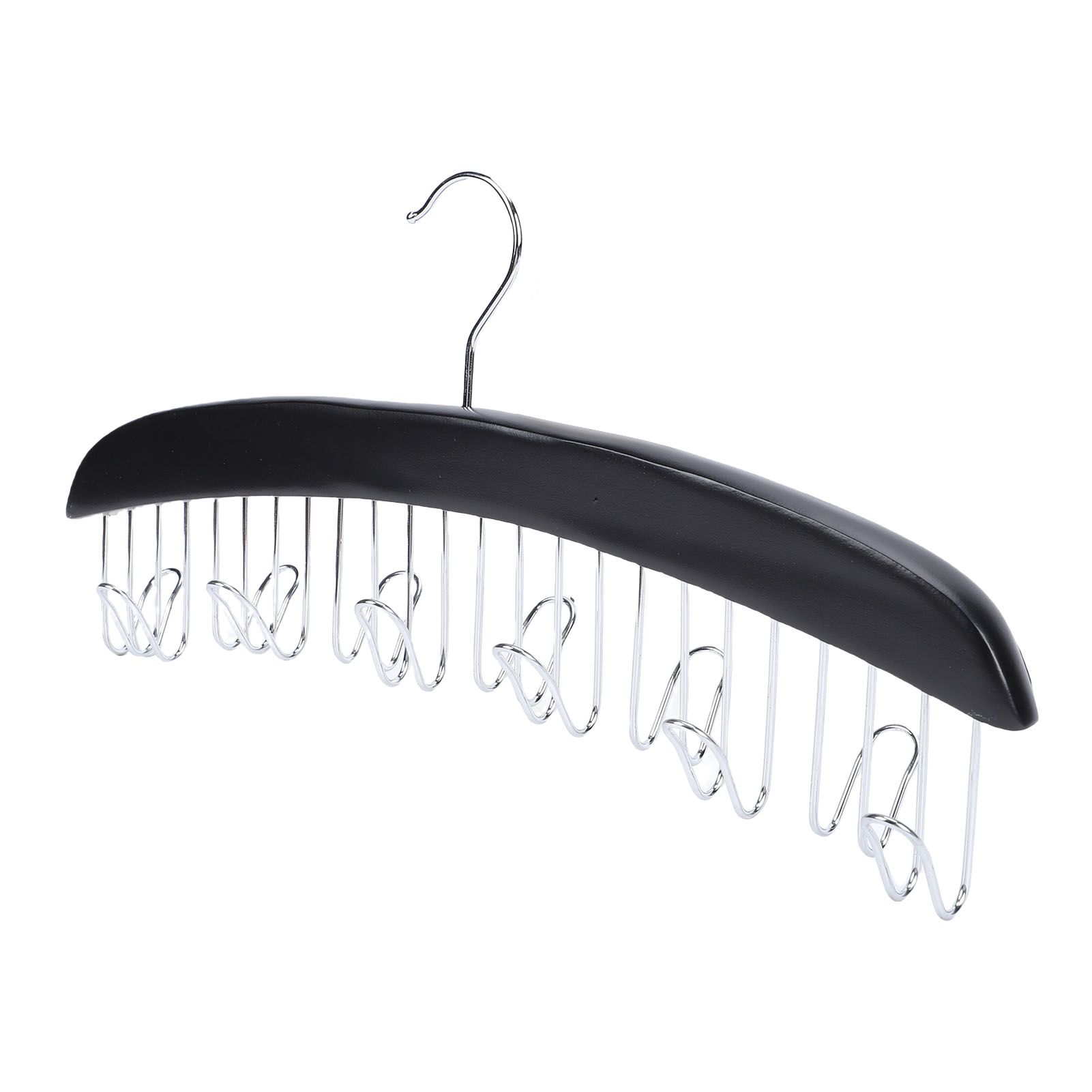 Belt Hanger Large Capacity Space Saving Multifunctional Wood Belt Organizer view 6