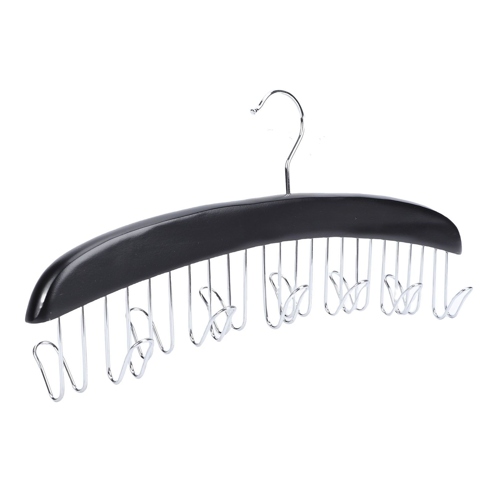 Belt Hanger Large Capacity Space Saving Multifunctional Wood Belt Organizer view 10