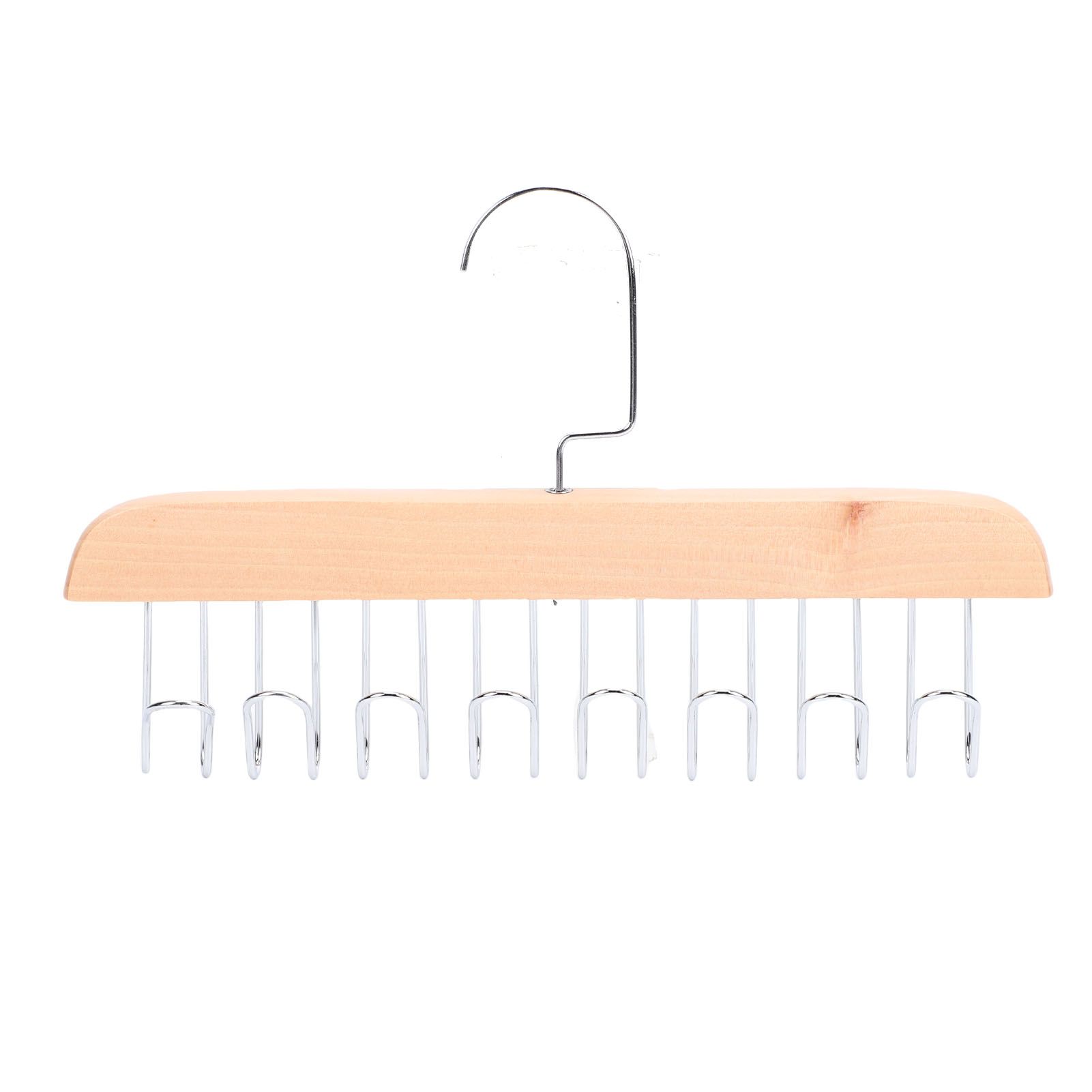 Belt Hanger Large Capacity Space Saving Multifunctional Wood Belt Organizer view 3