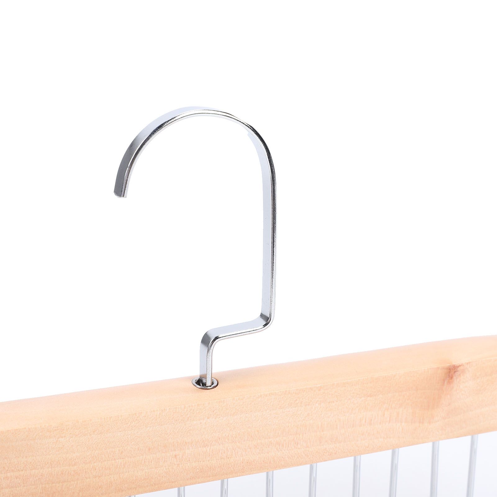 Belt Hanger Large Capacity Space Saving Multifunctional Wood Belt Organizer view 5
