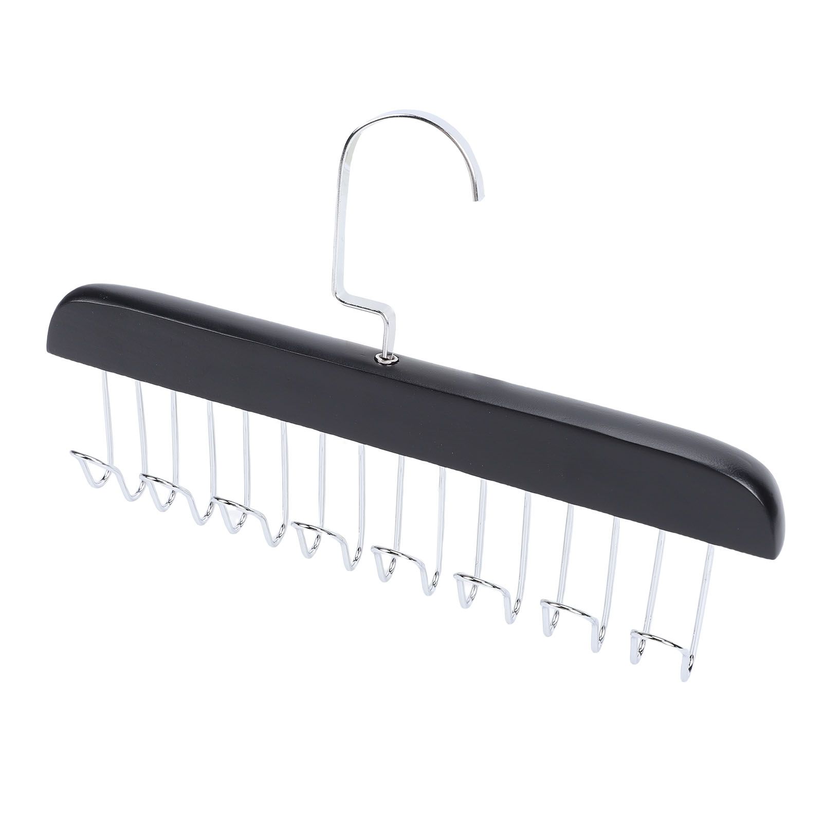 Belt Hanger Large Capacity Space Saving Multifunctional Wood Belt Organizer view 4