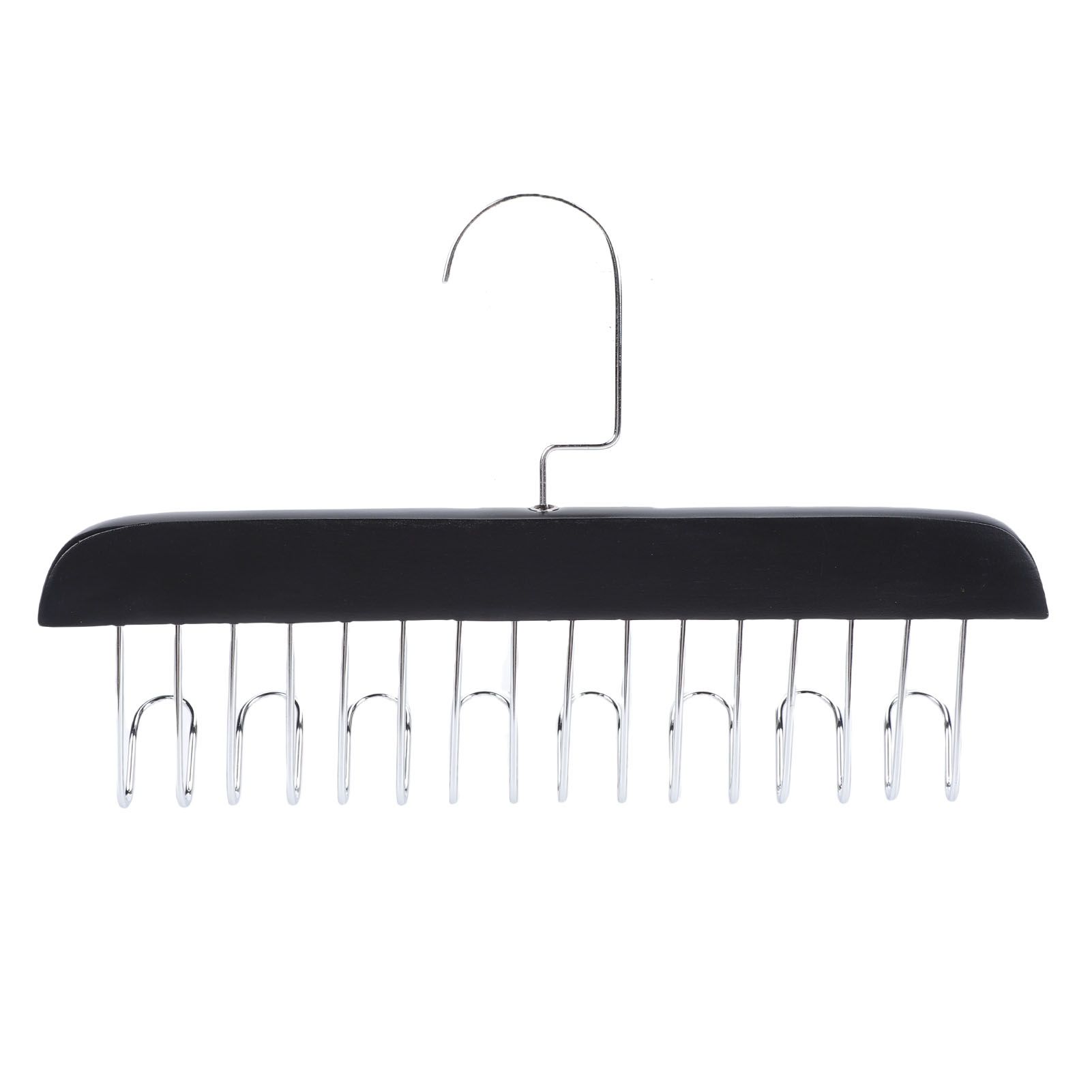 Belt Hanger Large Capacity Space Saving Multifunctional Wood Belt Organizer view 9