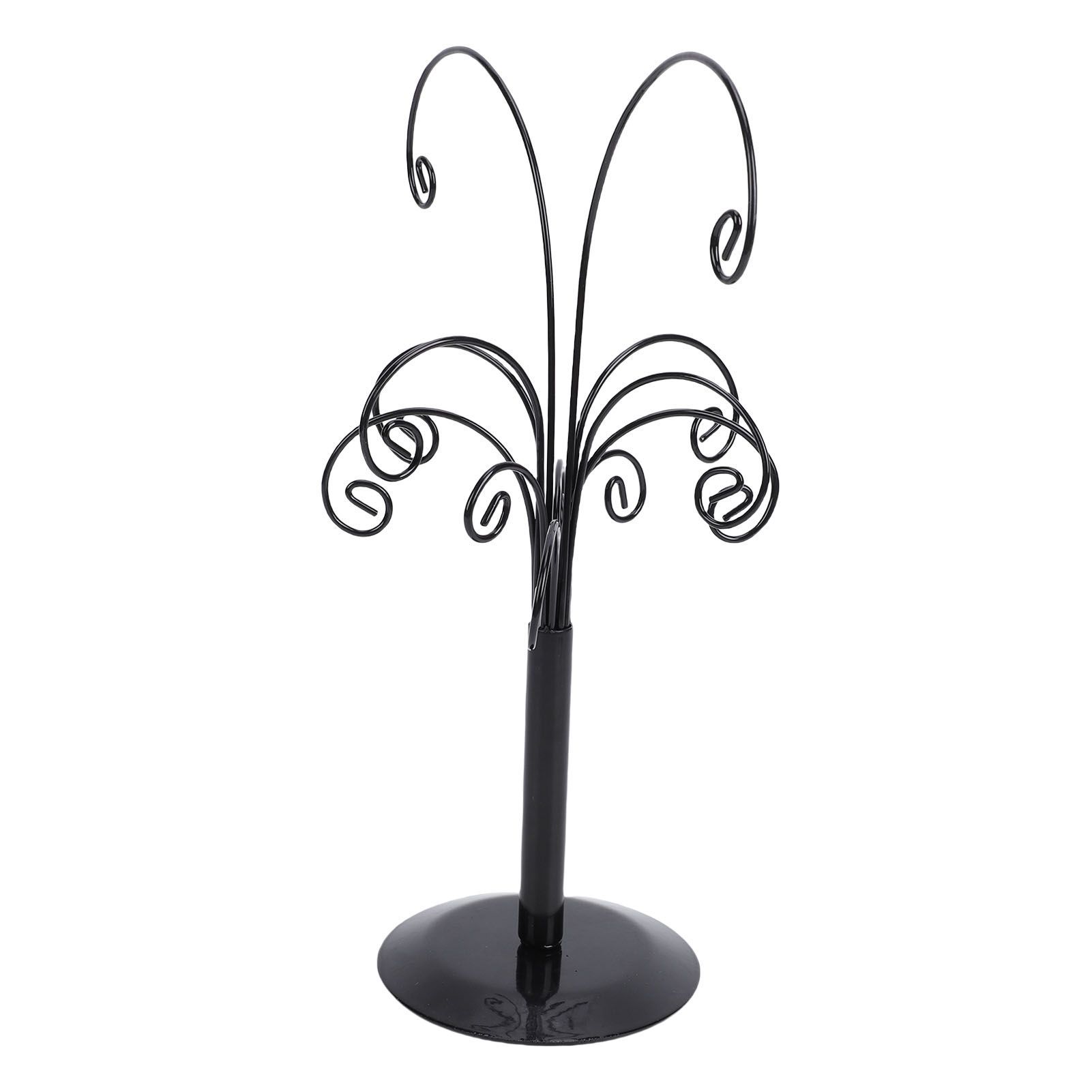2pcs Xmas Ornament Tree Display Stand Metal Ornament Holder Tree Jewelry view 4