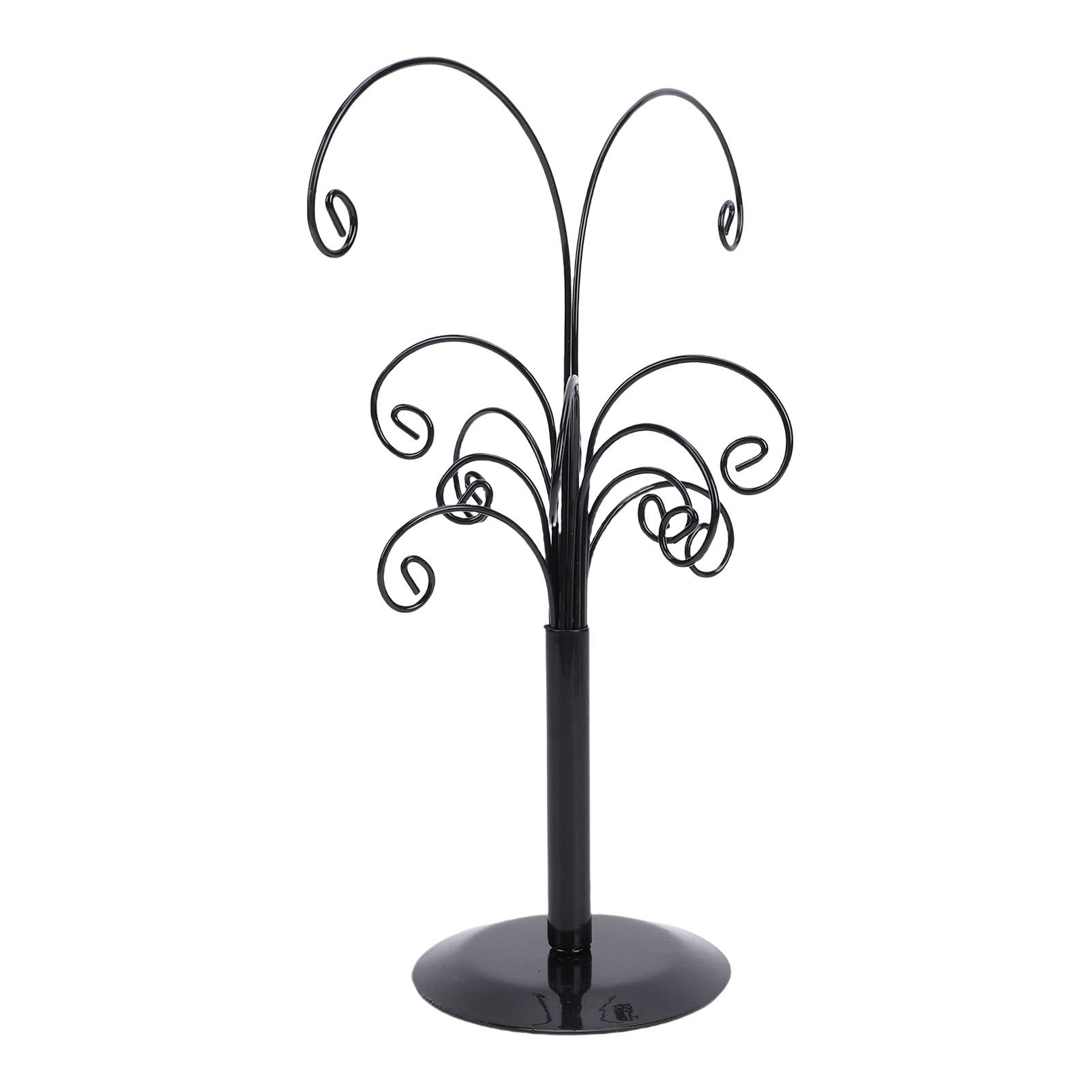 2pcs Xmas Ornament Tree Display Stand Metal Ornament Holder Tree Jewelry view 6
