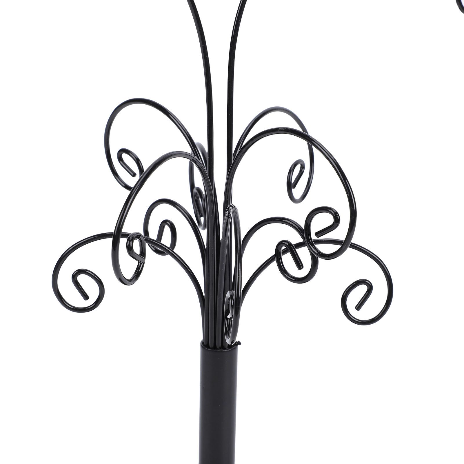 2pcs Xmas Ornament Tree Display Stand Metal Ornament Holder Tree Jewelry view 7