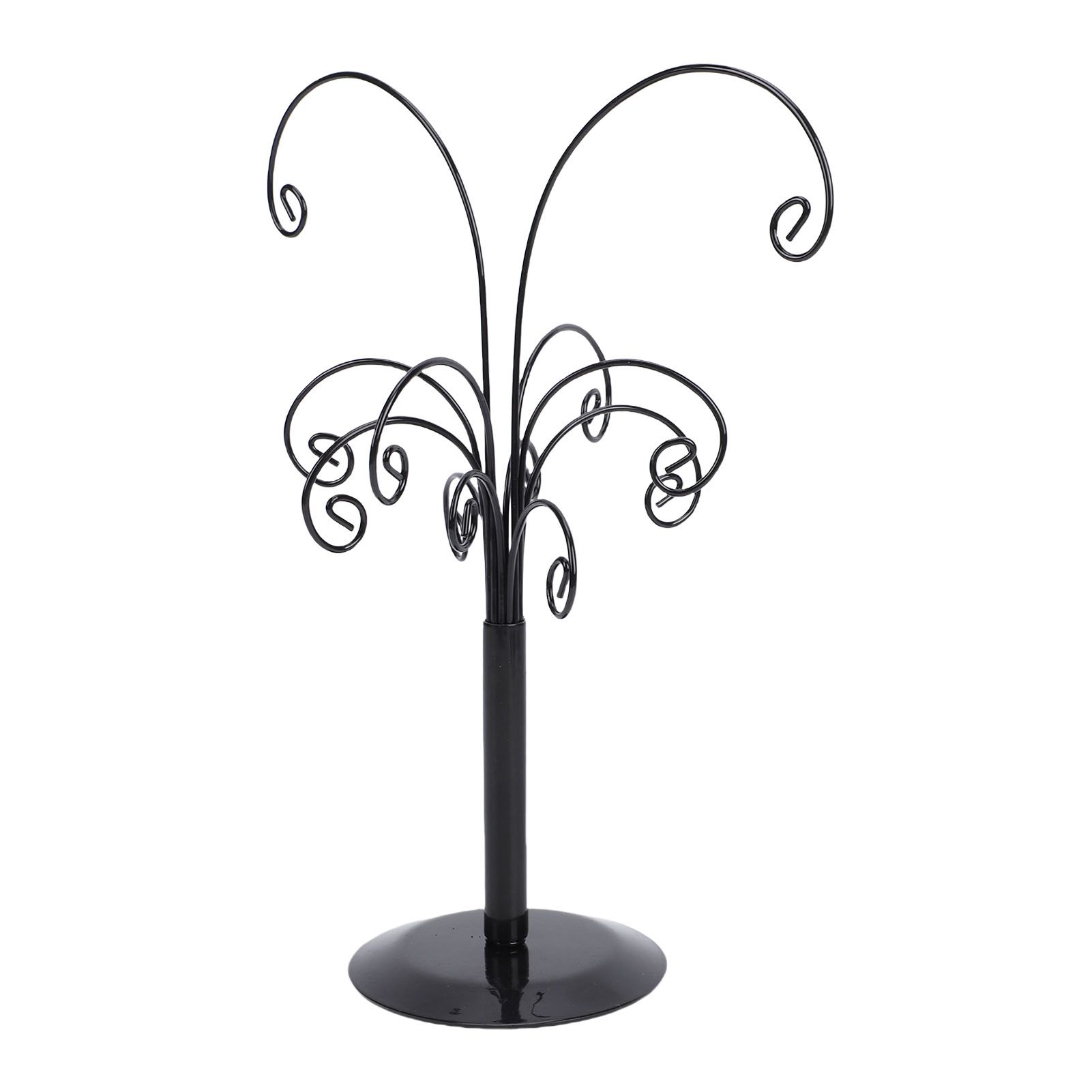 2pcs Xmas Ornament Tree Display Stand Metal Ornament Holder Tree Jewelry view 8