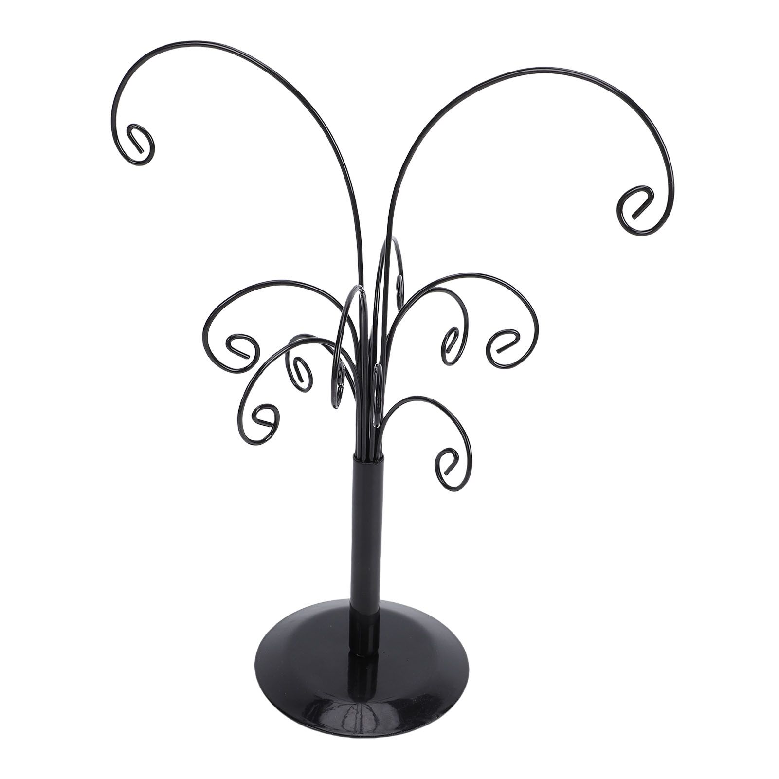 2pcs Xmas Ornament Tree Display Stand Metal Ornament Holder Tree Jewelry view 12