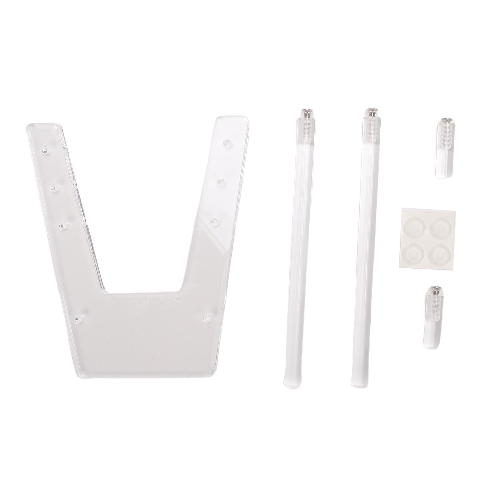 Acrylic Plate Stand Adjustable Multifunctional Transparent Tabletop Art view 3
