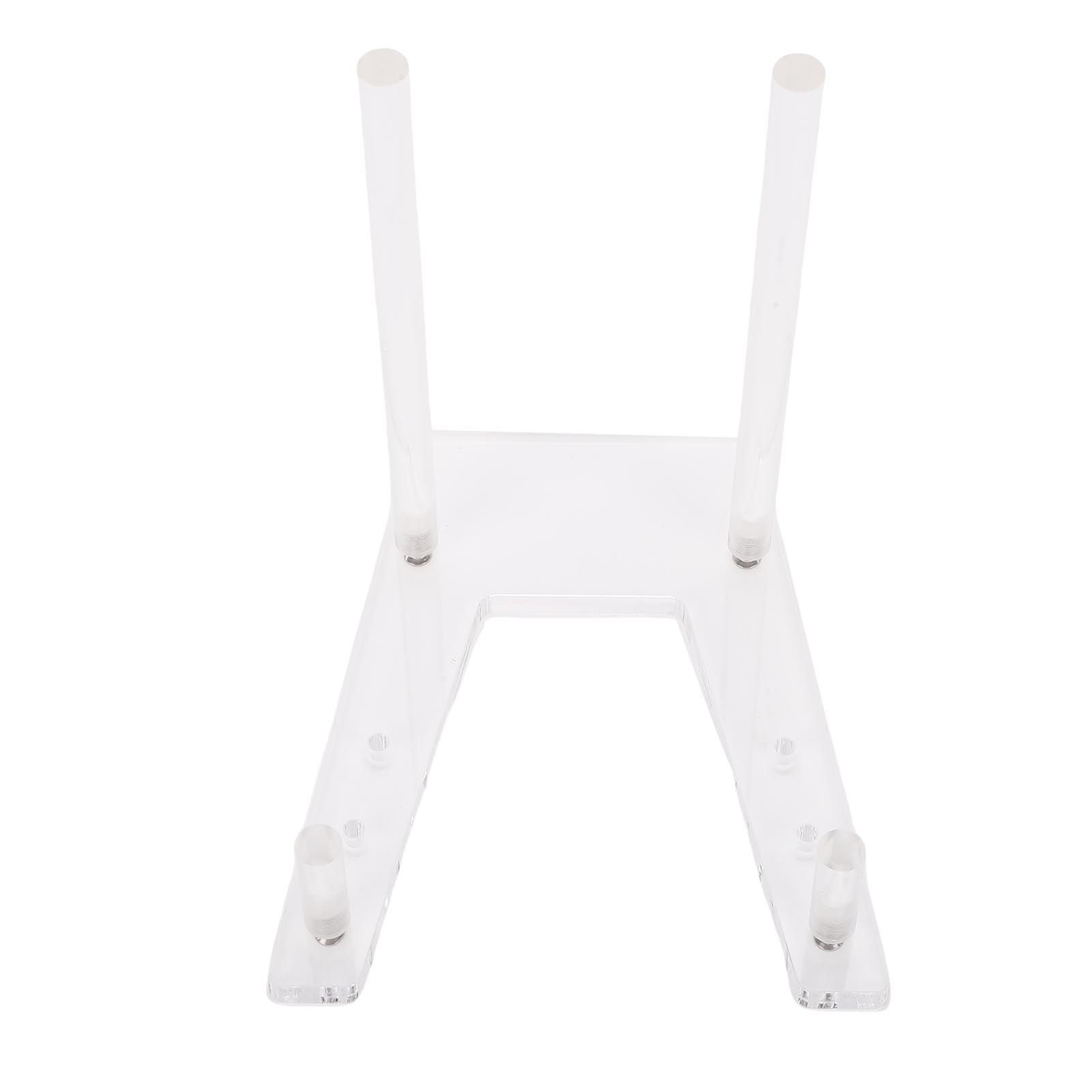 Acrylic Plate Stand Adjustable Multifunctional Transparent Tabletop Art view 4