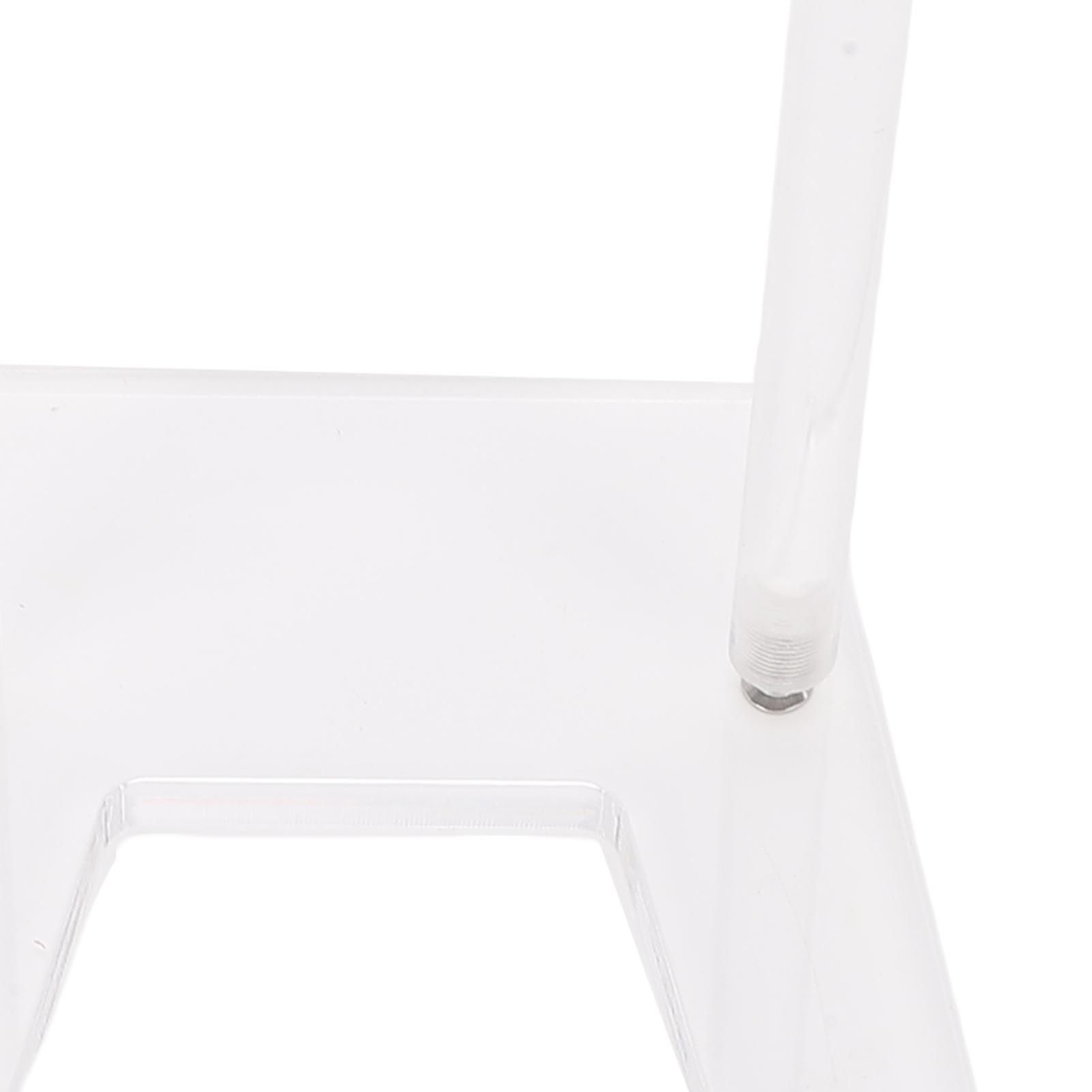 Acrylic Plate Stand Adjustable Multifunctional Transparent Tabletop Art view 5
