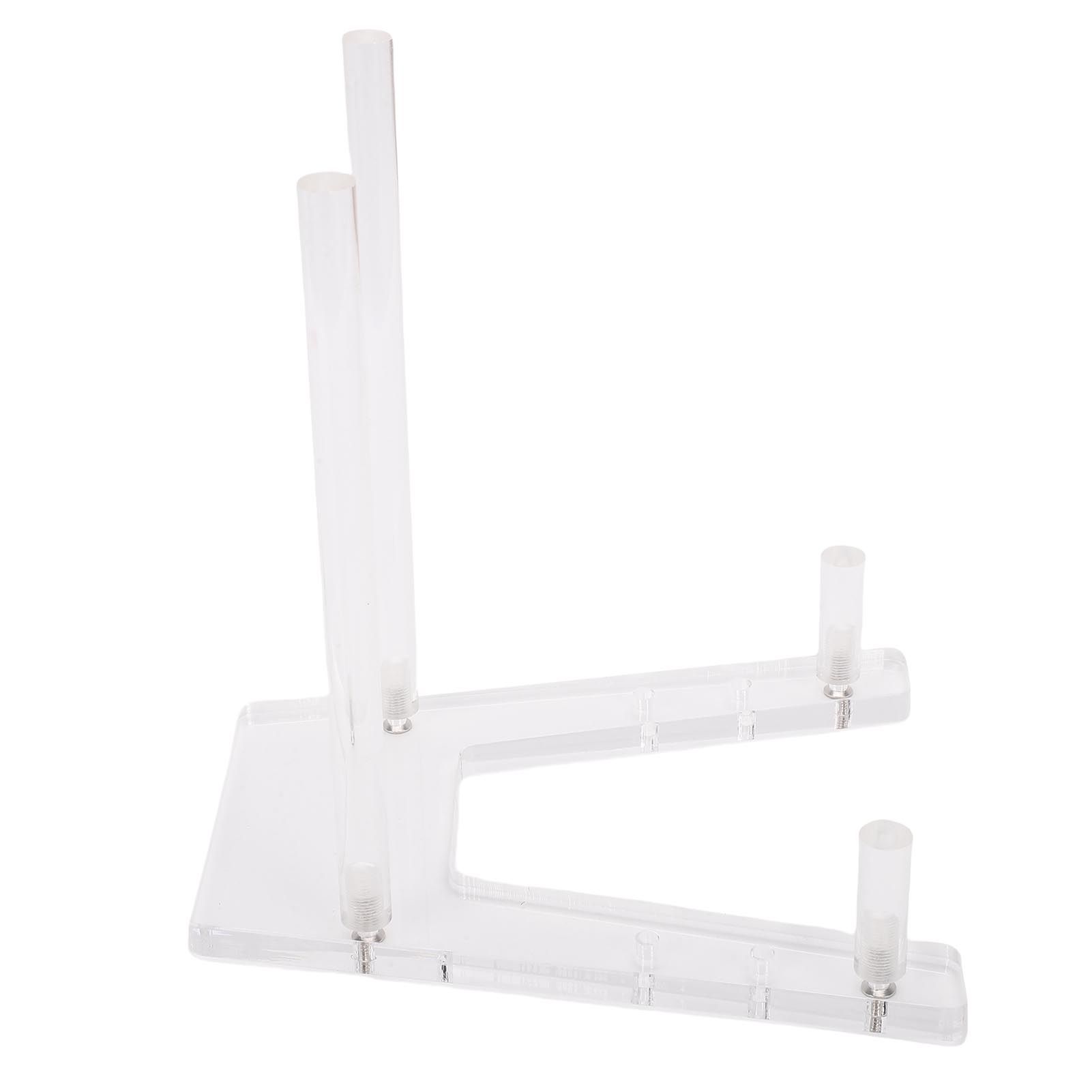 Acrylic Plate Stand Adjustable Multifunctional Transparent Tabletop Art view 8