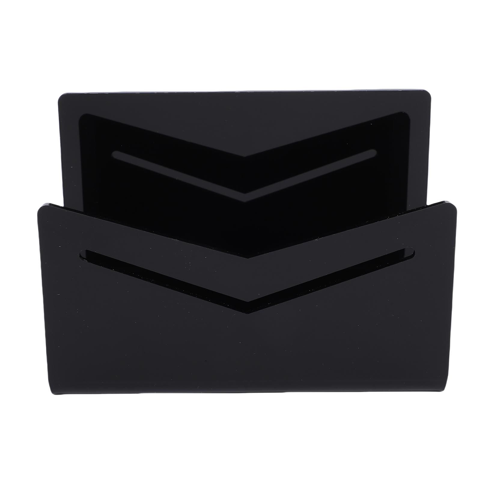 Desktop Mail Holder Acrylic Anti Slip Countertop Mail Letter Organizer