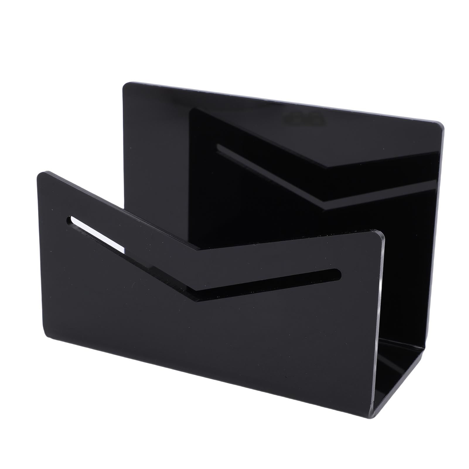 Desktop Mail Holder Acrylic Anti Slip Countertop Mail Letter Organizer view 11