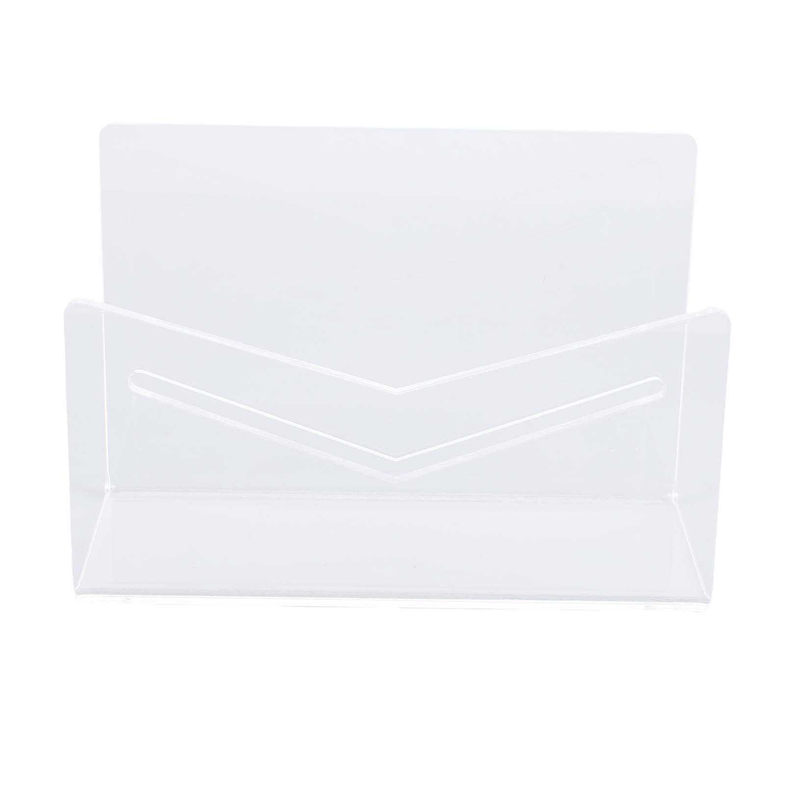 Desktop Mail Holder Acrylic Anti Slip Countertop Mail Letter Organizer