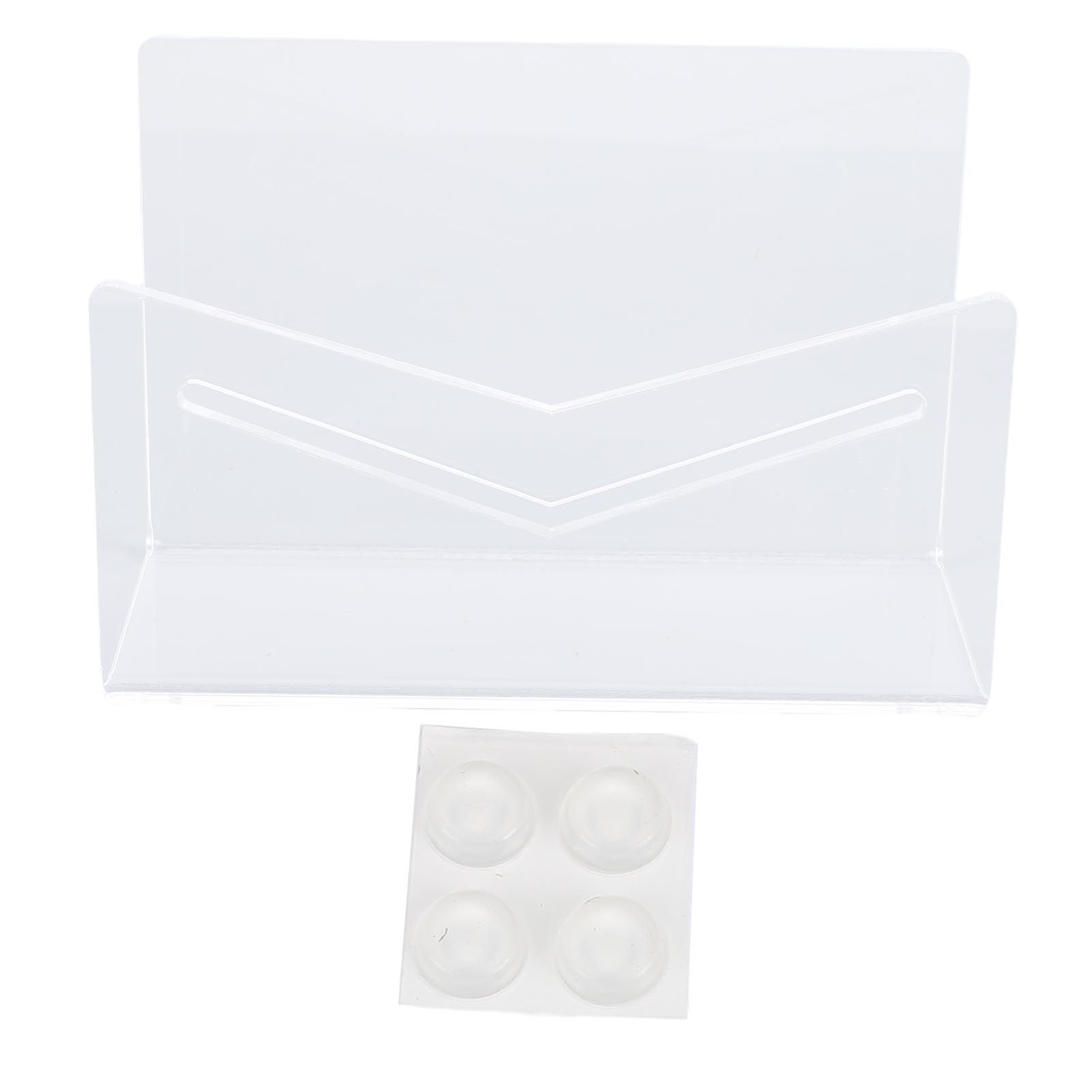 Desktop Mail Holder Acrylic Anti Slip Countertop Mail Letter Organizer view 3