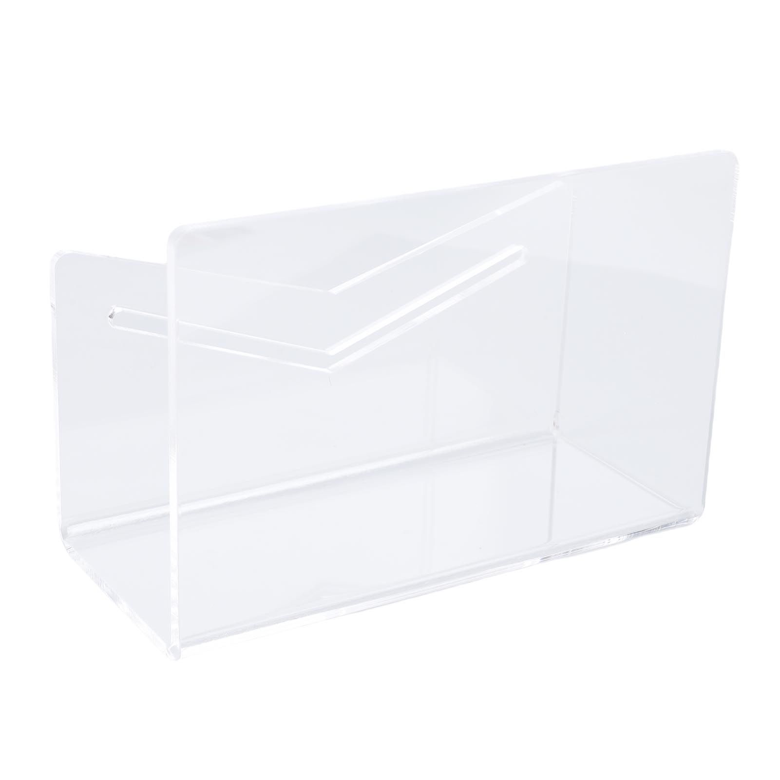 Desktop Mail Holder Acrylic Anti Slip Countertop Mail Letter Organizer view 10