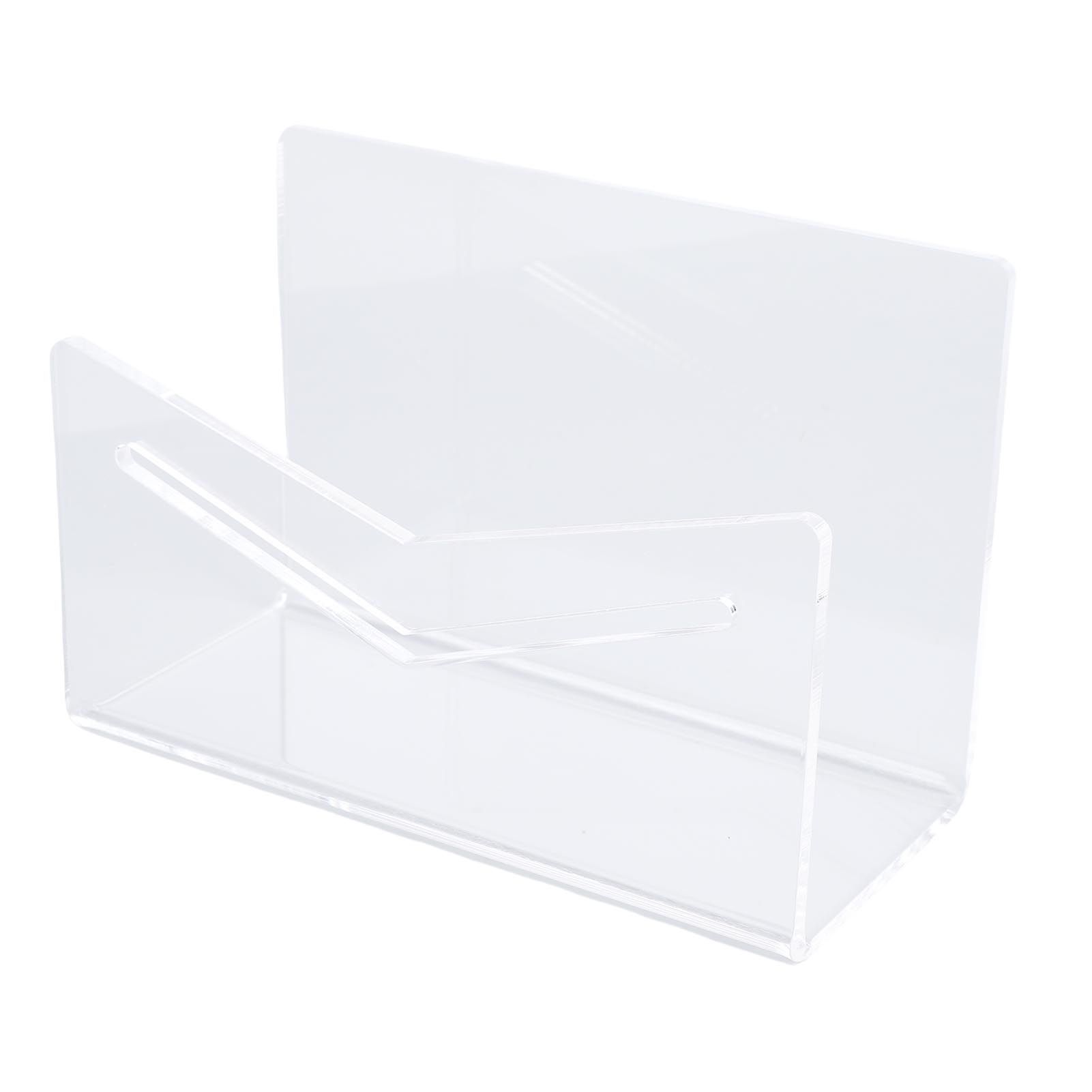 Desktop Mail Holder Acrylic Anti Slip Countertop Mail Letter Organizer view 12
