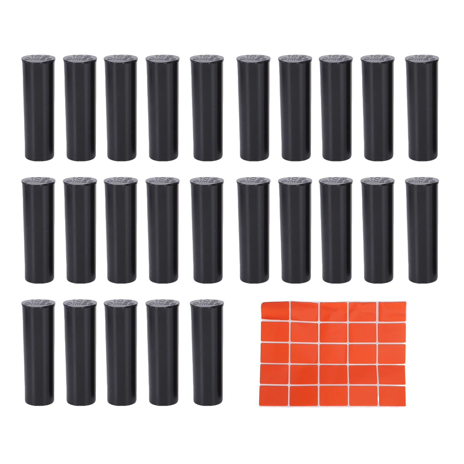 25PCS Coin Storage Tubes for 50 Coins ABS Round Coin Storage Holders view 3
