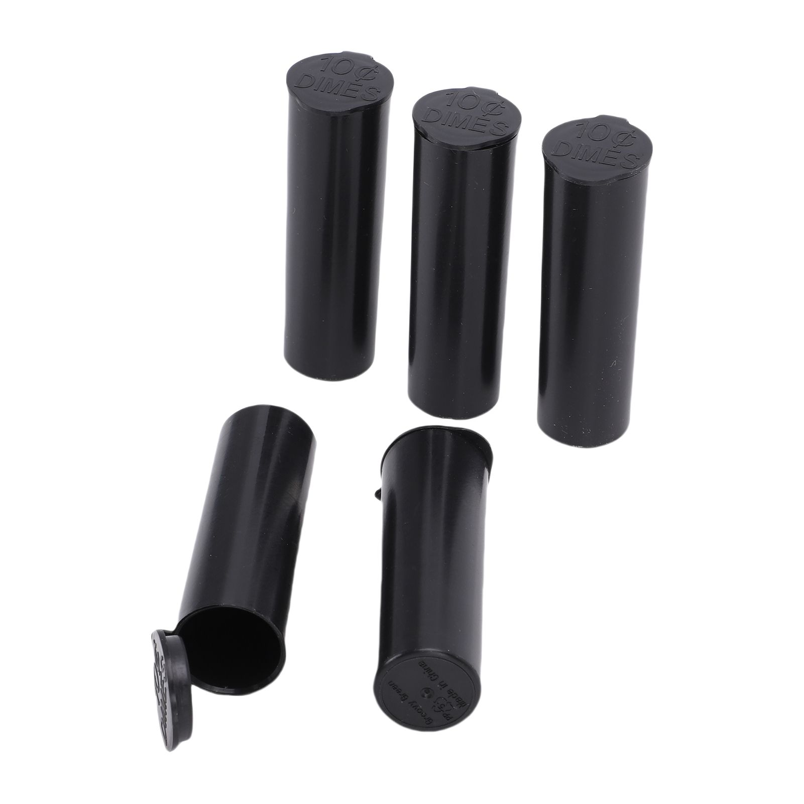 25PCS Coin Storage Tubes for 50 Coins ABS Round Coin Storage Holders view 12