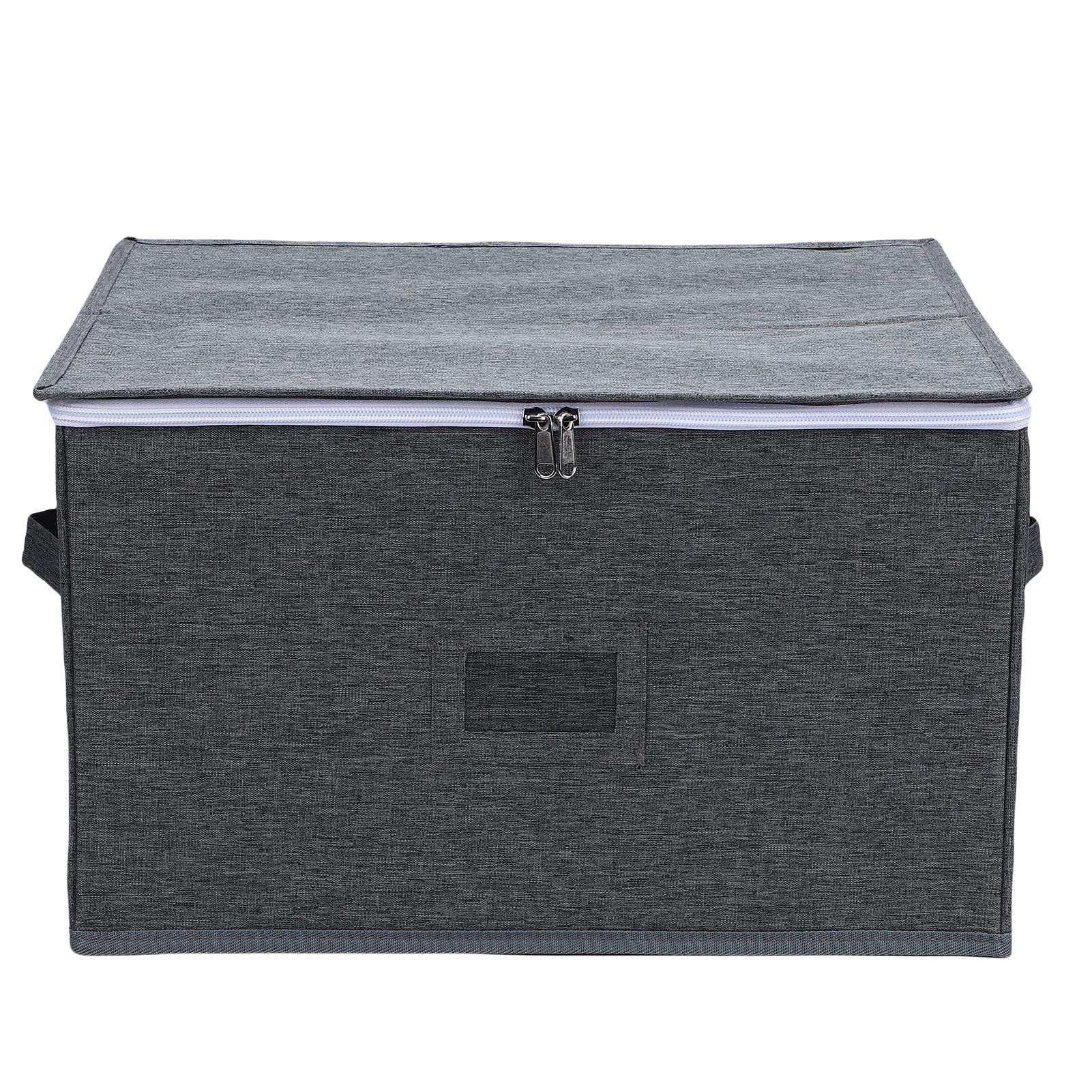 Stemware Storage Container Case Wine Glass Storage Box with Dividers for