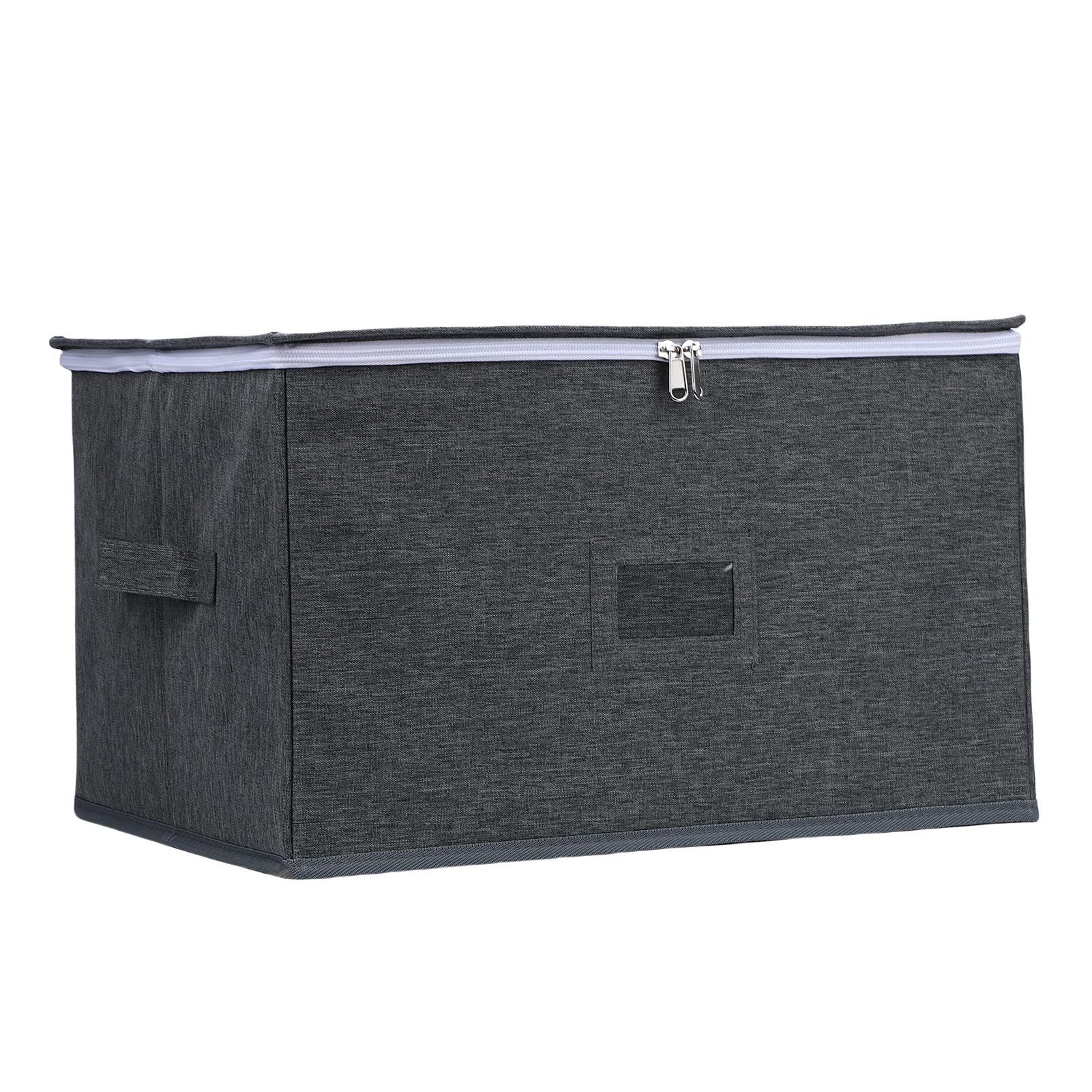 Stemware Storage Container Case Wine Glass Storage Box with Dividers for view 11