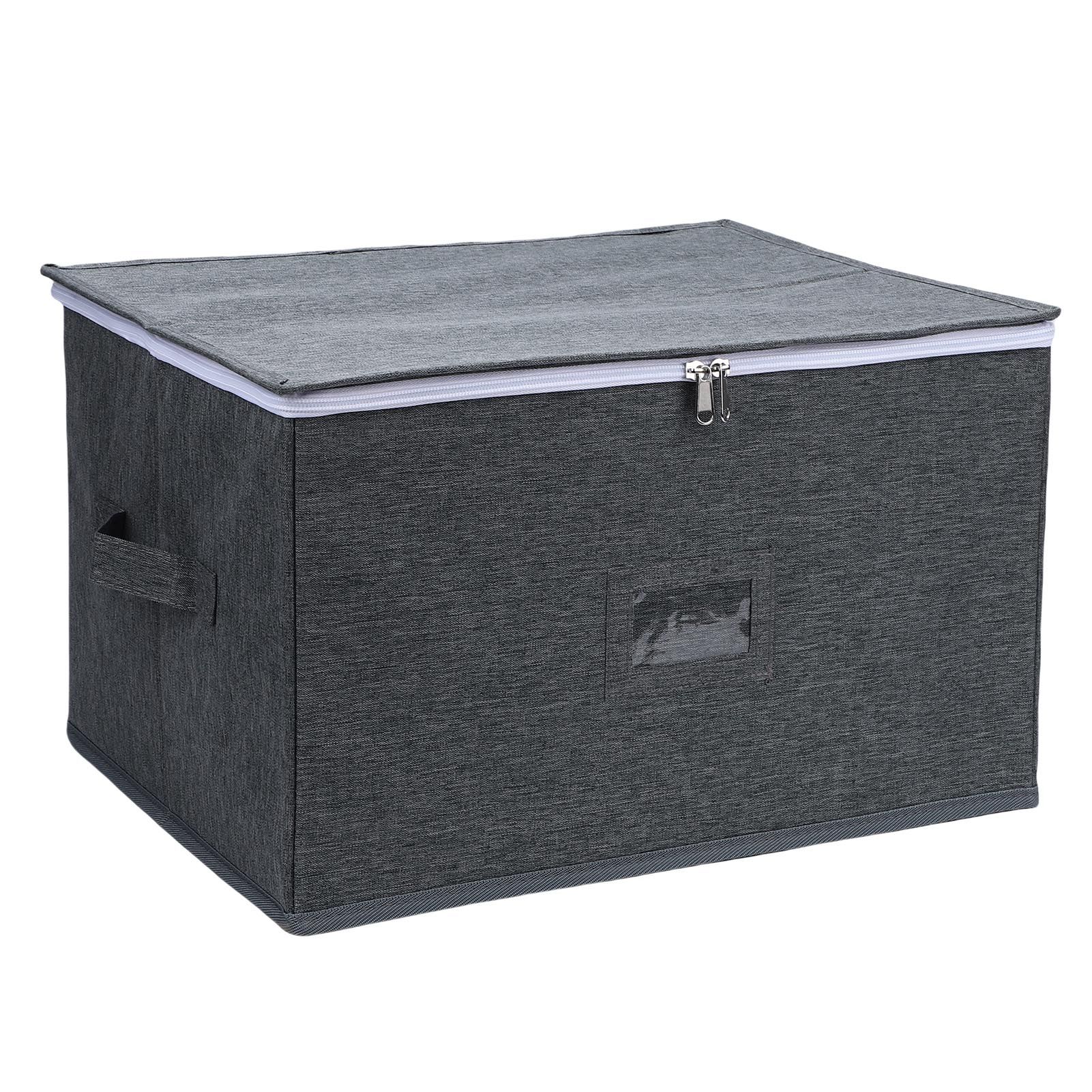 Stemware Storage Container Case Wine Glass Storage Box with Dividers for view 12