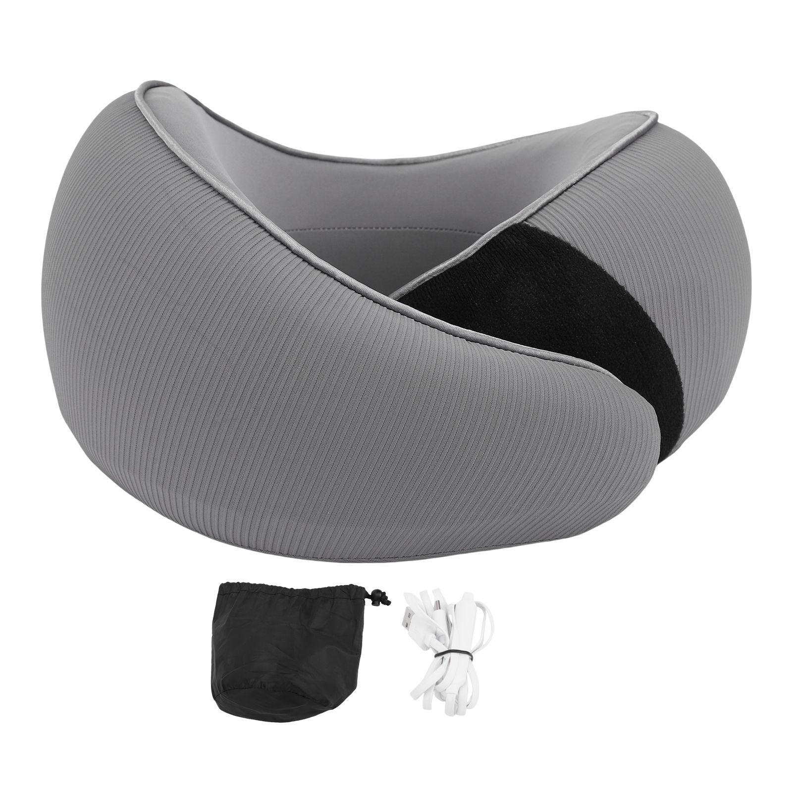 Heating Travel Pillow for Airplanes Memory Foam Slow Rebound Portable USB Neck view 3