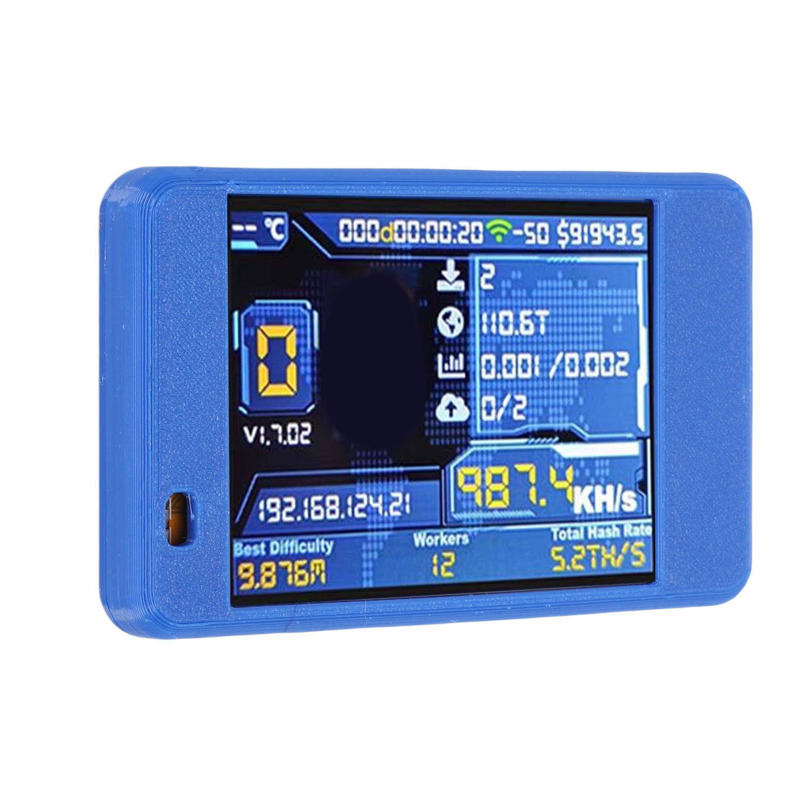 Bitcoin Miner USB Plug and Play Bluetooth WIFI 1060KH/s 2.8 Inch Display Solo view 4
