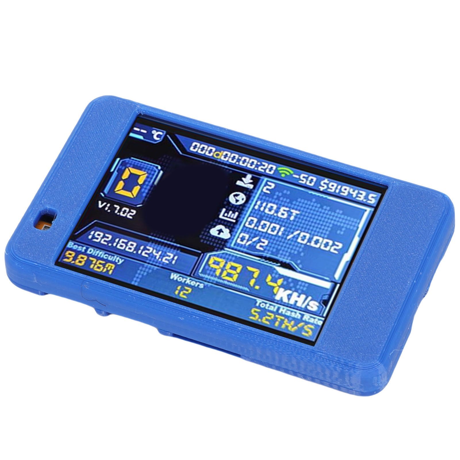 Bitcoin Miner USB Plug and Play Bluetooth WIFI 1060KH/s 2.8 Inch Display Solo view 12