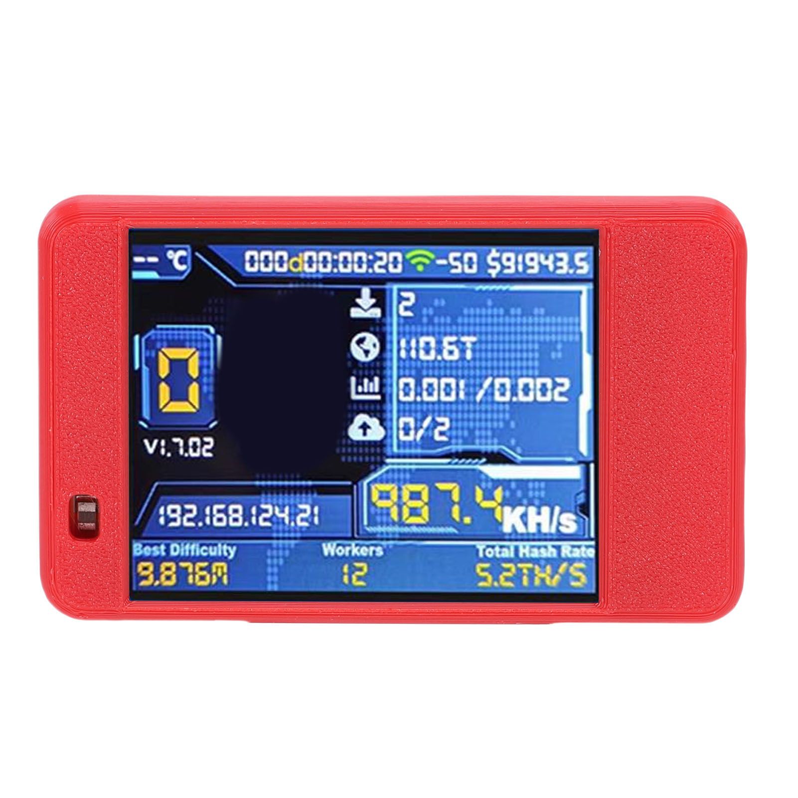 Bitcoin Miner USB Plug and Play Bluetooth WIFI 1060KH/s 2.8 Inch Display Solo