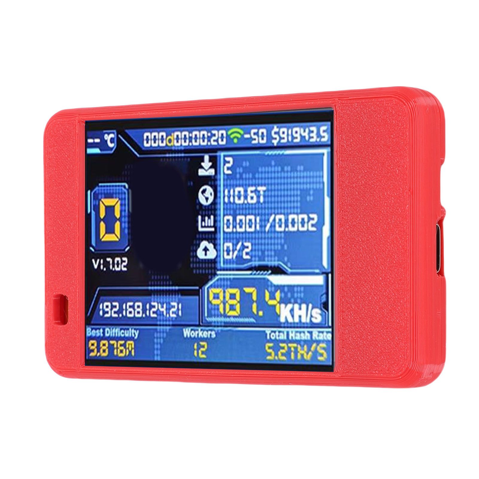 Bitcoin Miner USB Plug and Play Bluetooth WIFI 1060KH/s 2.8 Inch Display Solo view 4